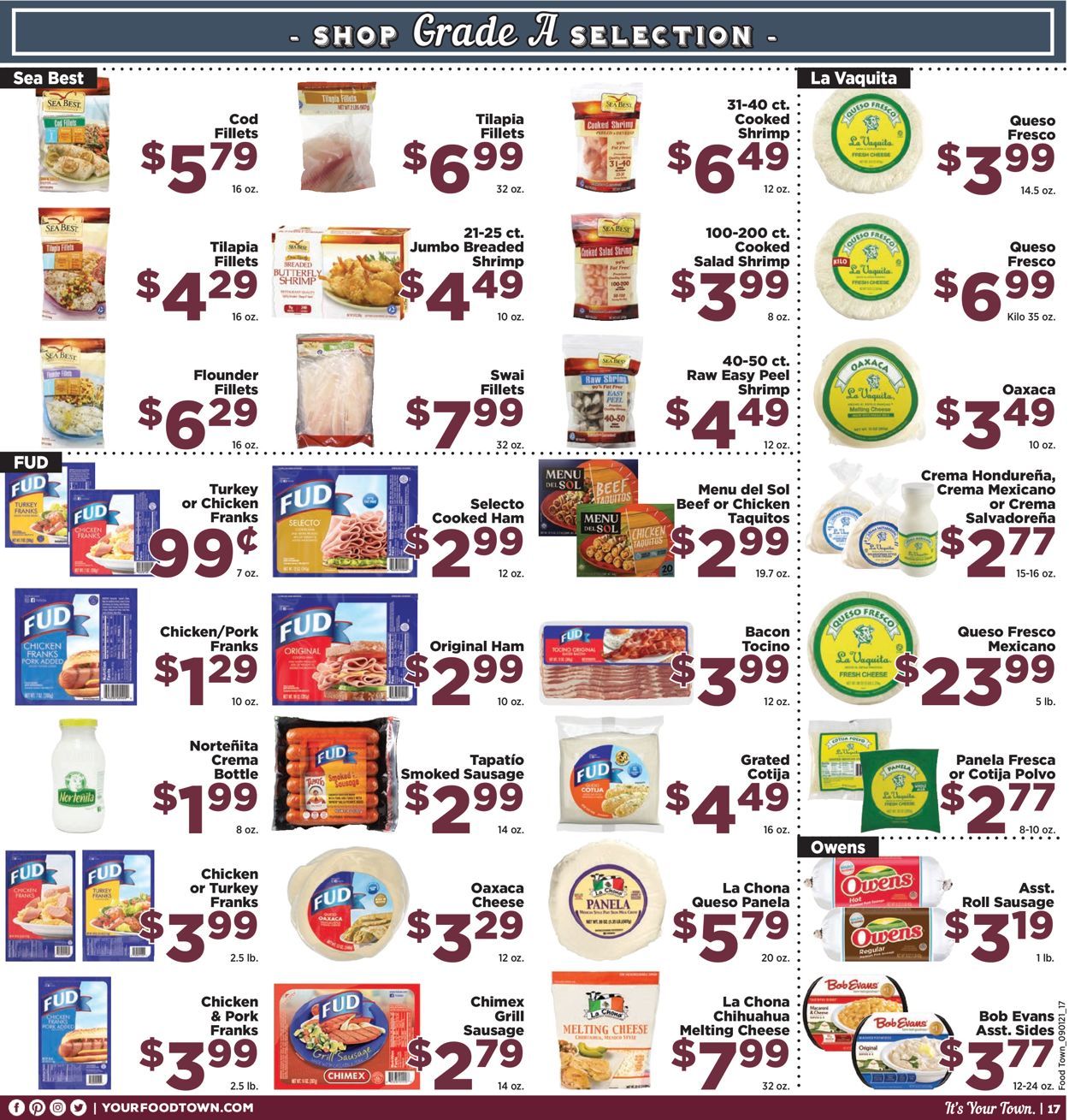 Catalogue Food Town from 09/01/2020