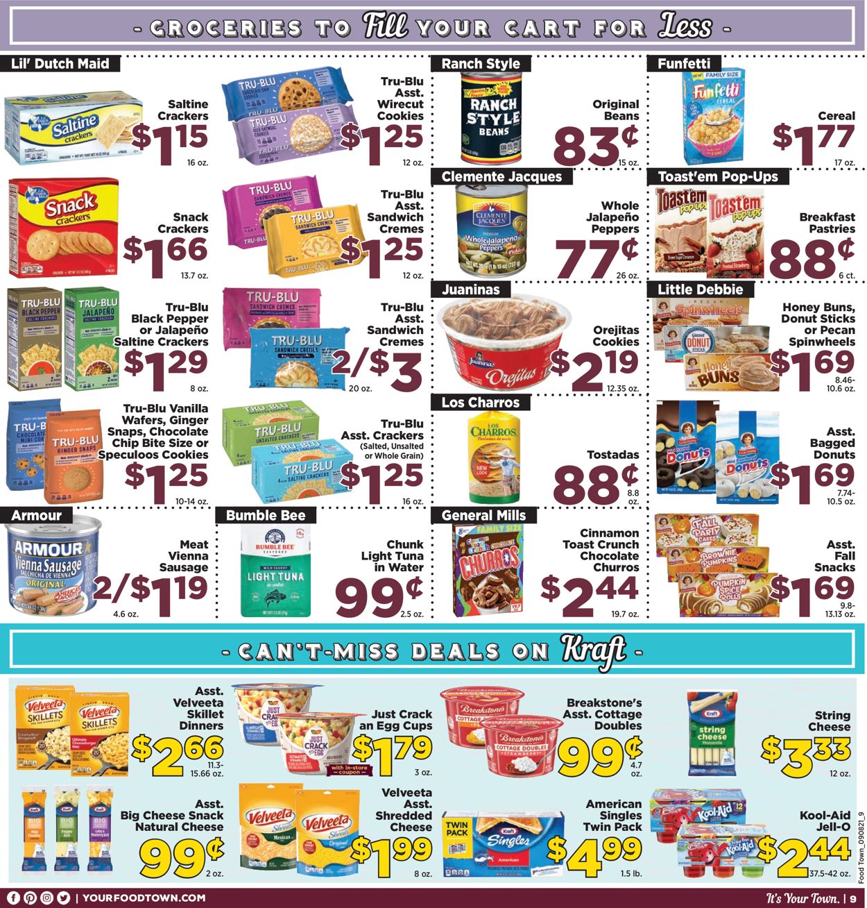 Catalogue Food Town from 09/08/2021