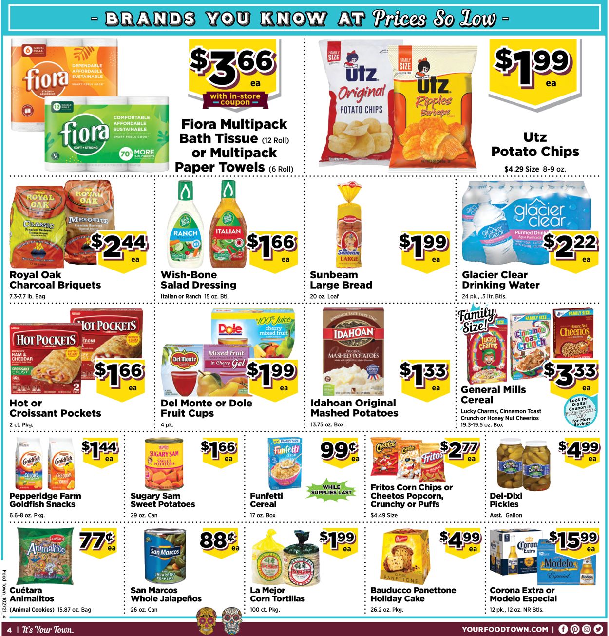 Catalogue Food Town from 10/27/2021