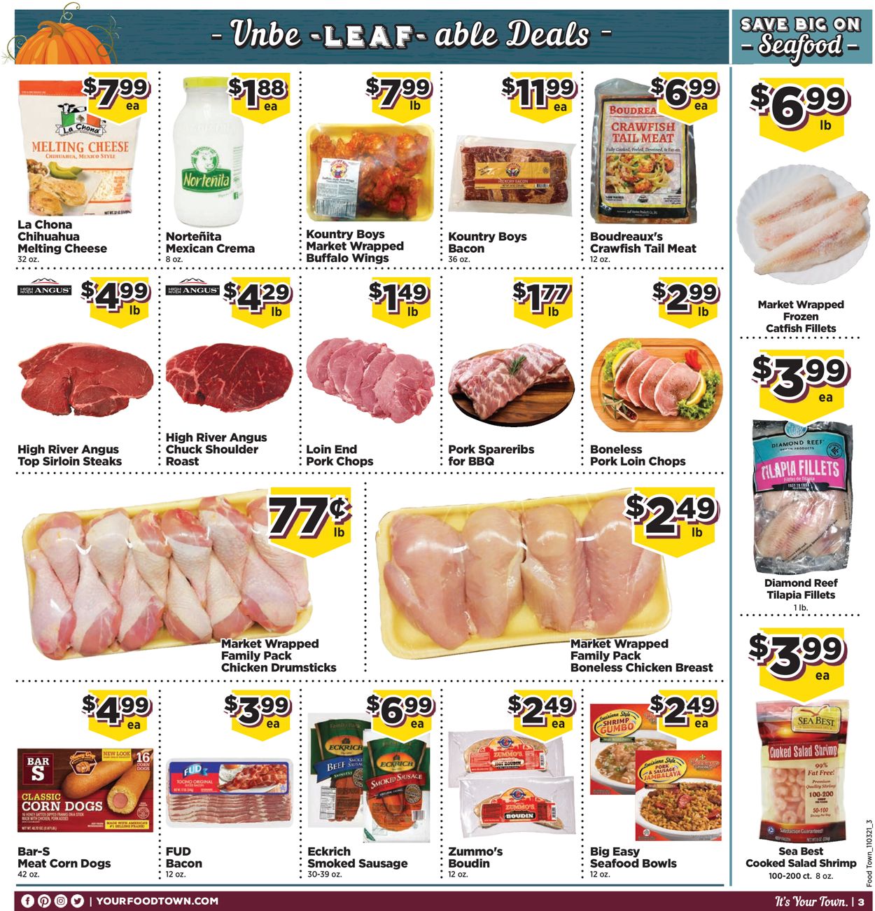 Catalogue Food Town from 11/03/2021