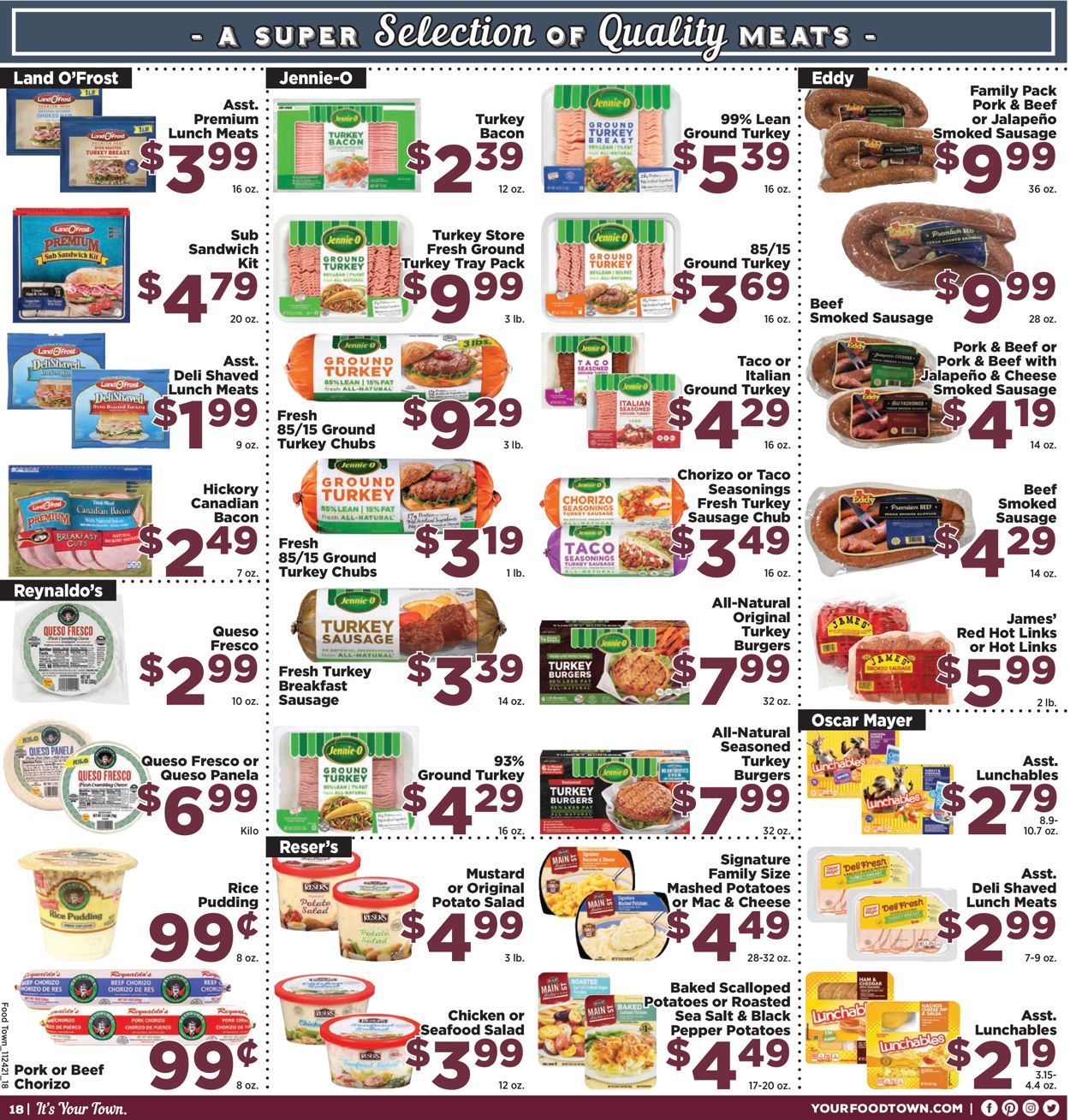Catalogue Food Town from 11/24/2021