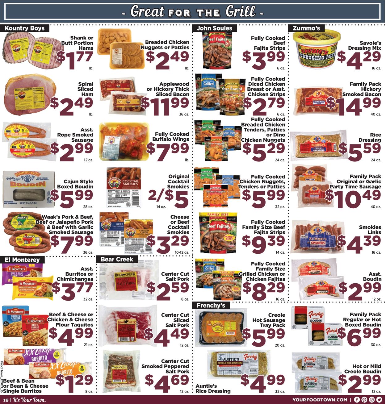 Catalogue Food Town from 12/01/2021
