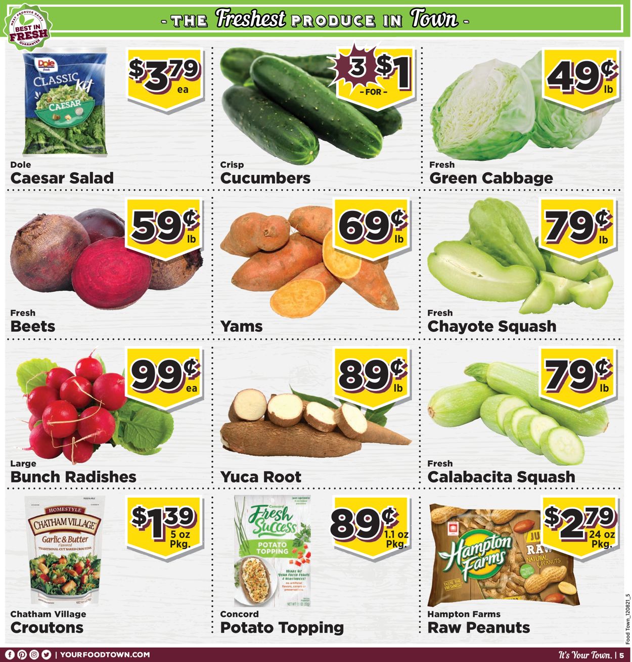 Catalogue Food Town from 12/08/2021