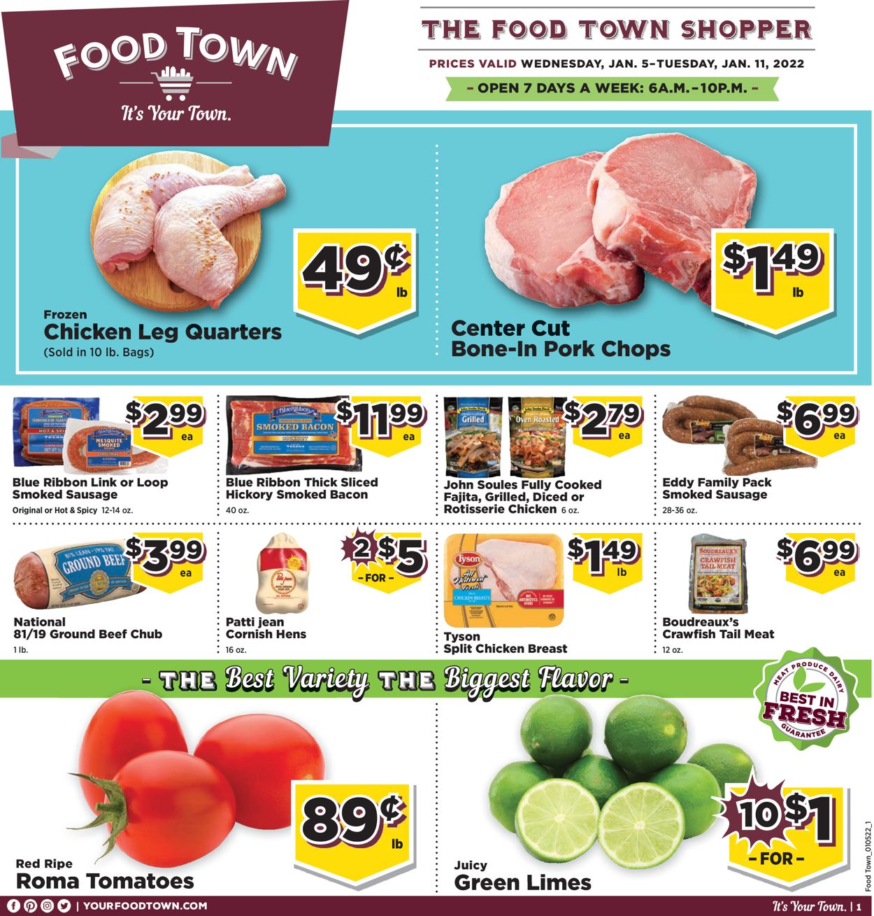 Catalogue Food Town from 01/05/2022