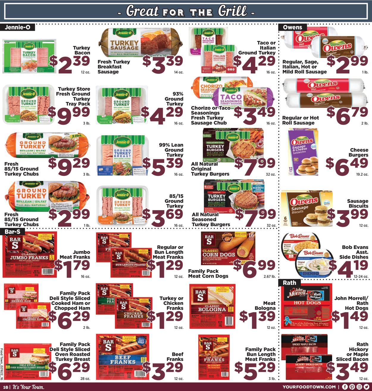 Catalogue Food Town from 02/16/2022