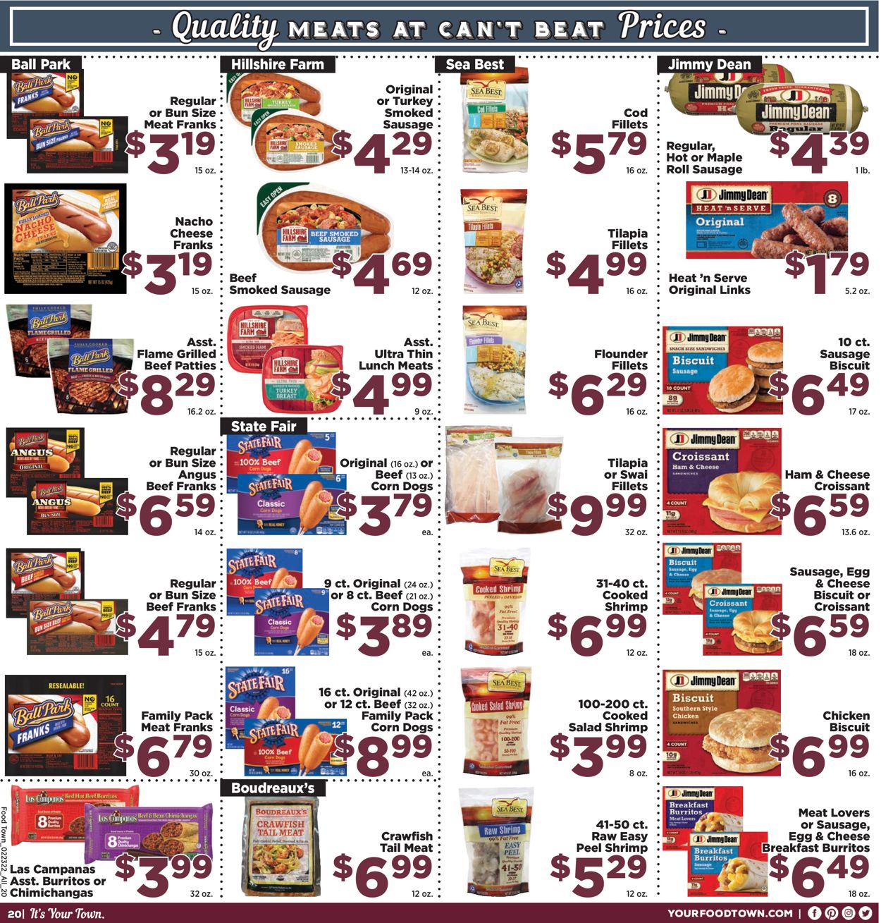 Catalogue Food Town from 02/23/2022