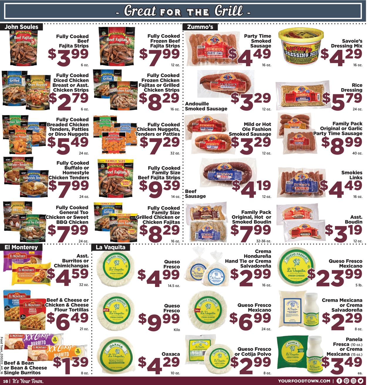 Catalogue Food Town from 03/02/2022