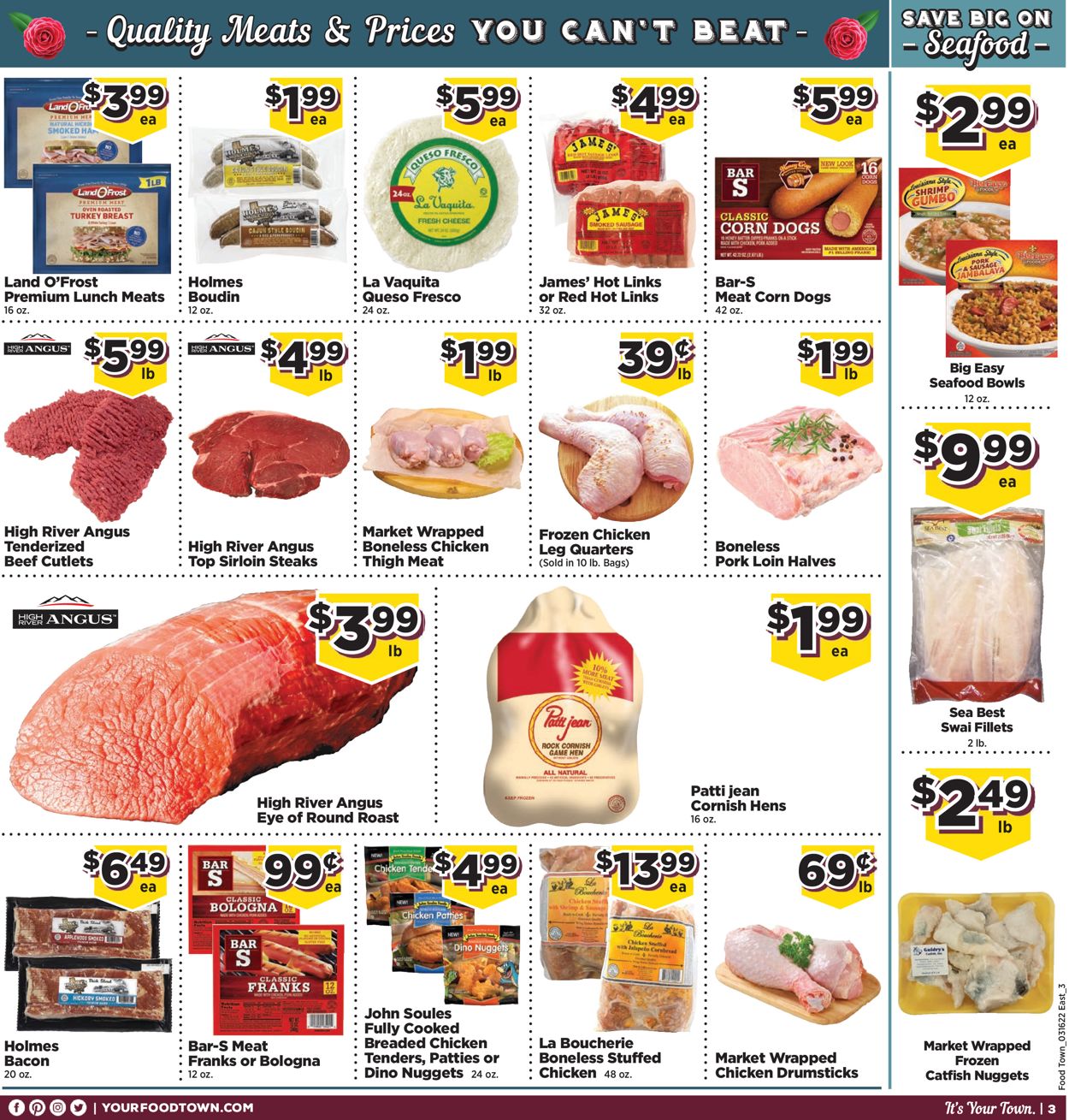 Catalogue Food Town from 03/16/2022