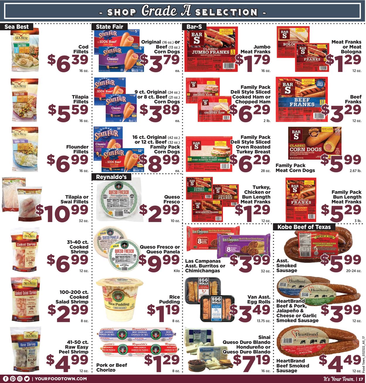 Catalogue Food Town from 03/23/2022