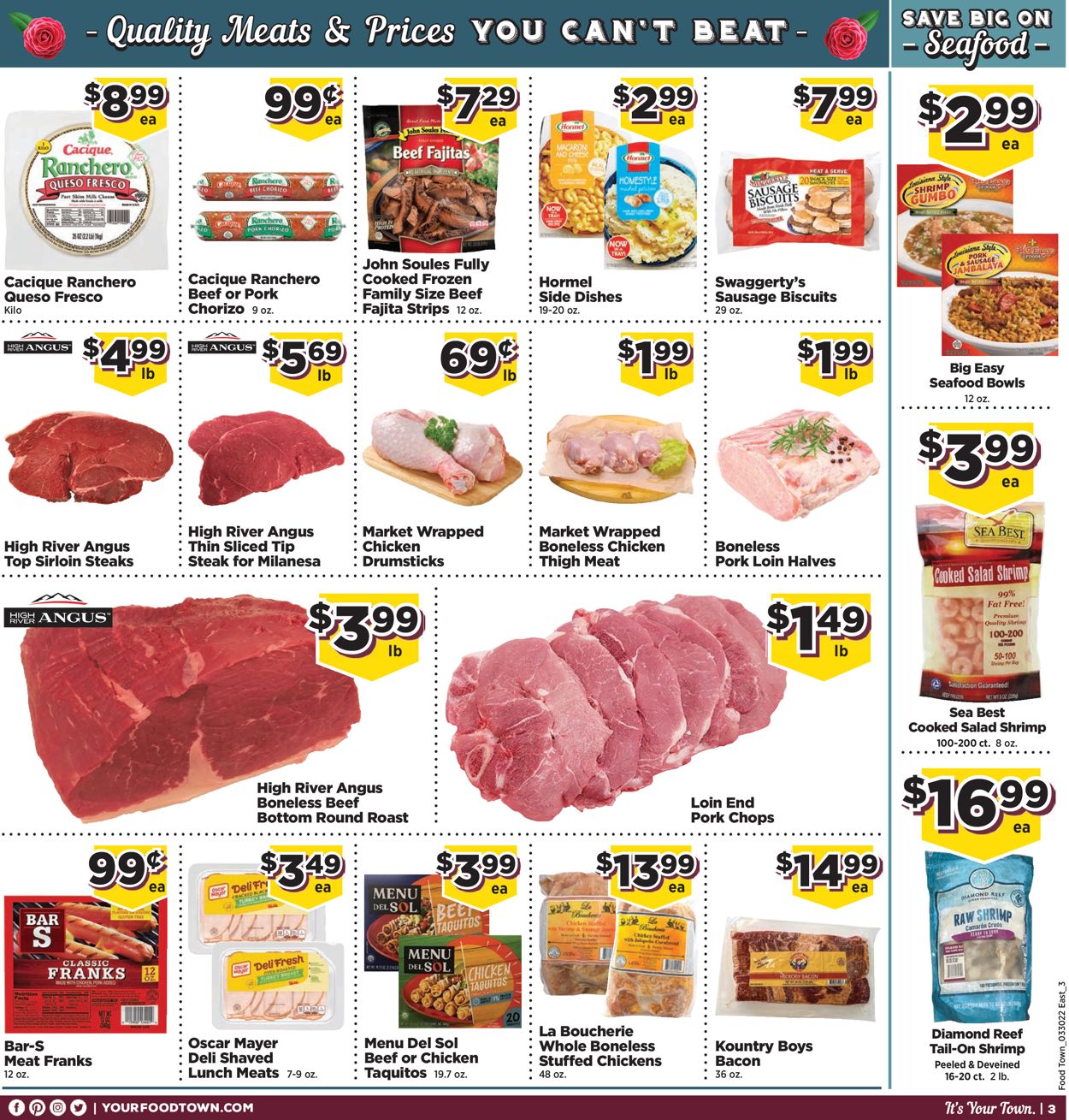 Catalogue Food Town from 03/30/2022
