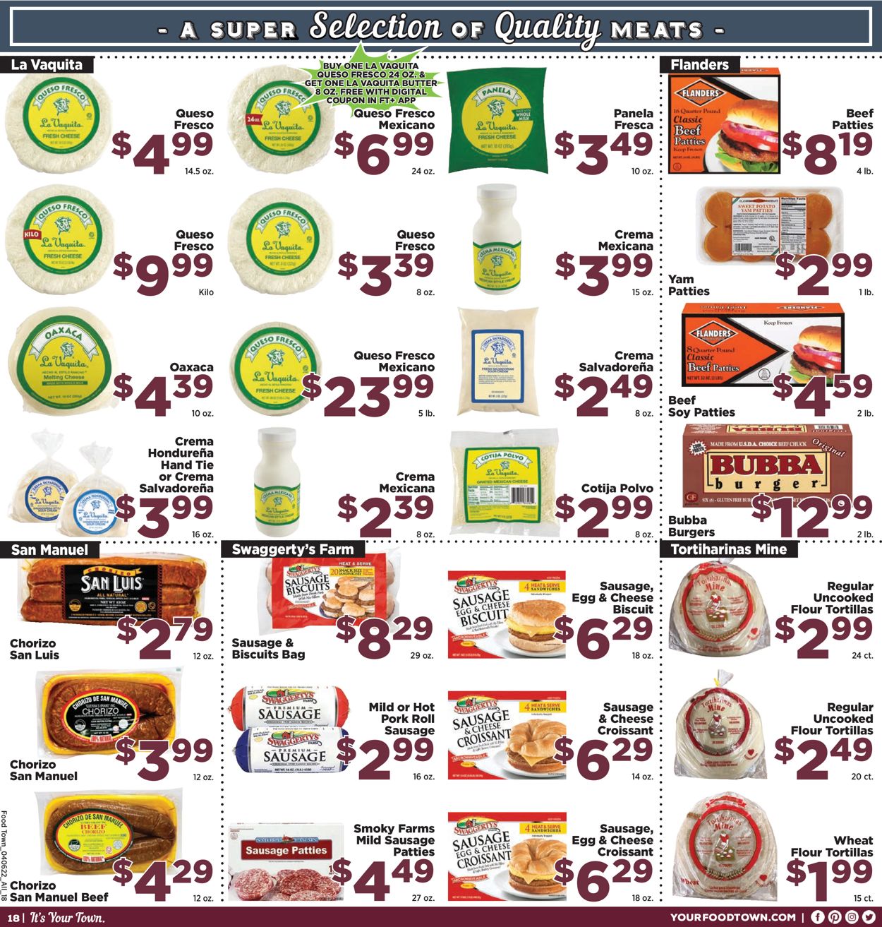 Catalogue Food Town from 04/06/2022