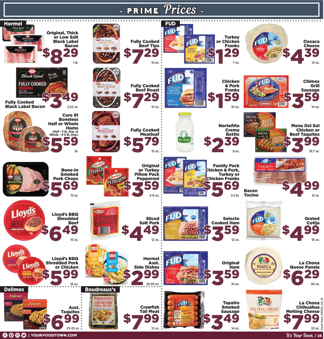 Catalogue Food Town EASTER 2022 from 04/13/2022