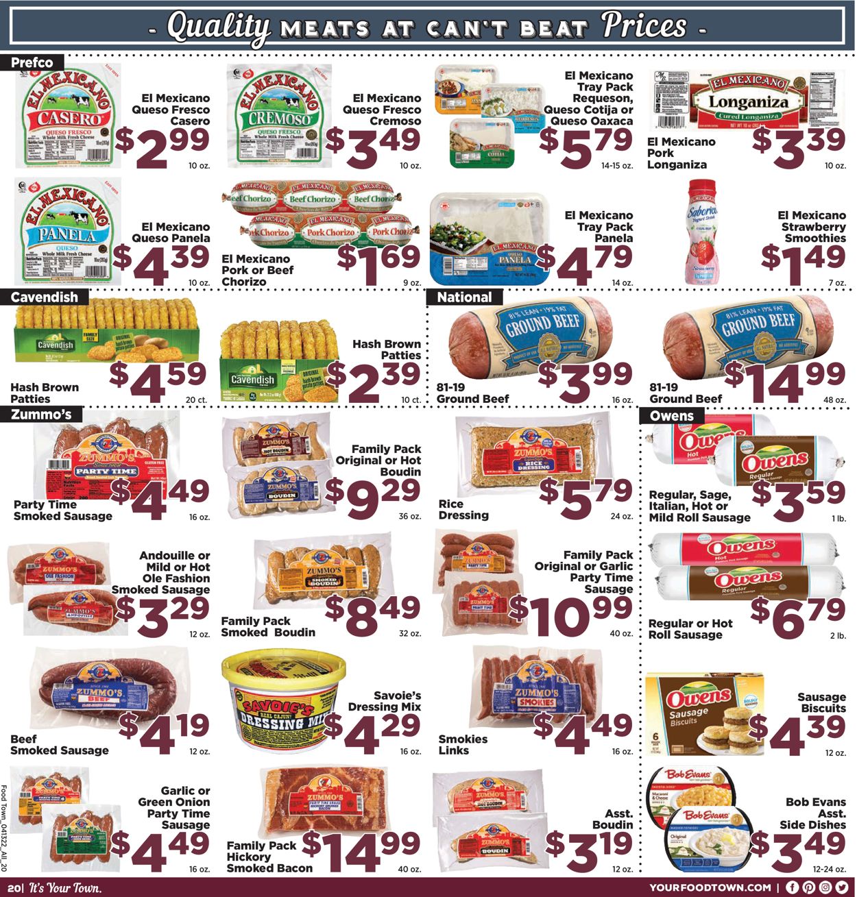 Catalogue Food Town EASTER 2022 from 04/13/2022