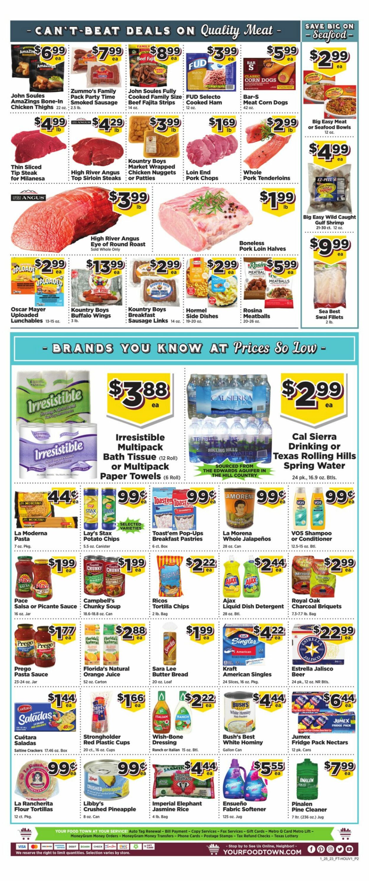 Catalogue Food Town from 01/25/2023