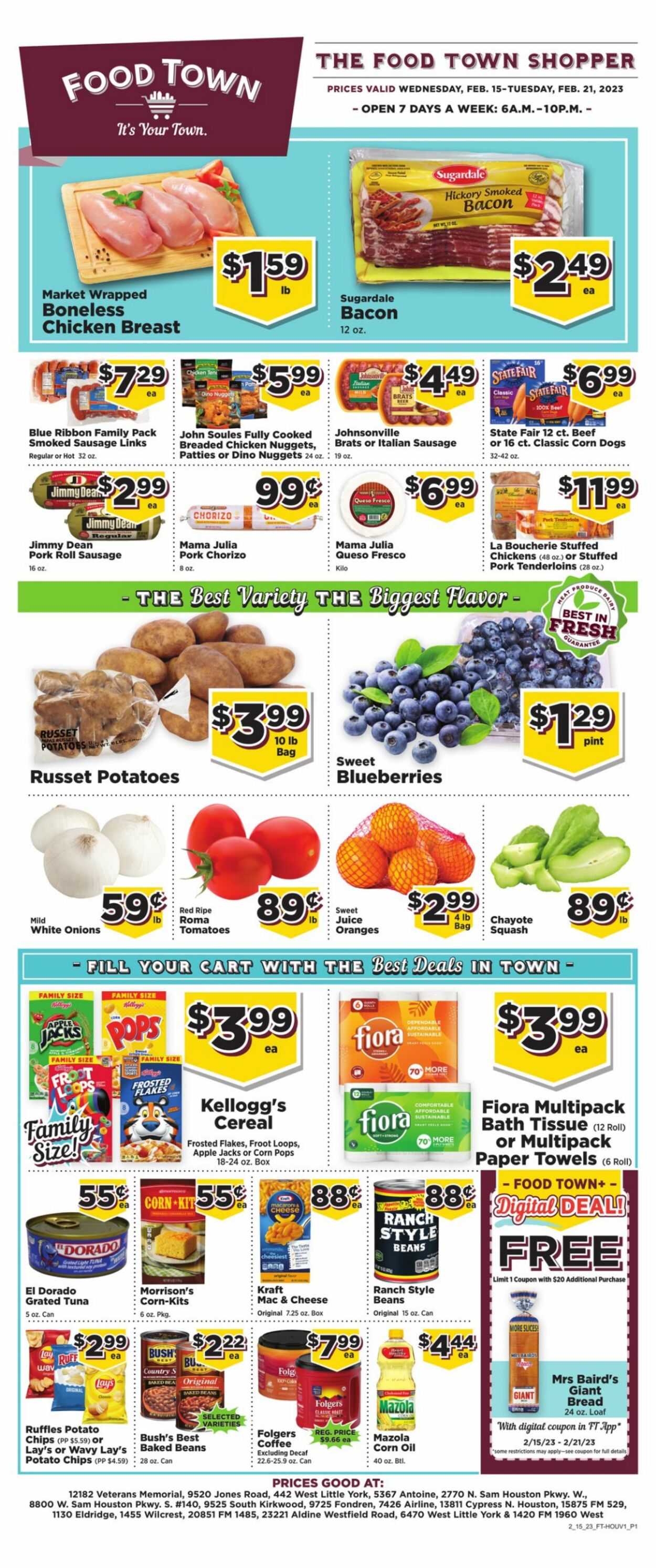 Catalogue Food Town from 02/22/2023