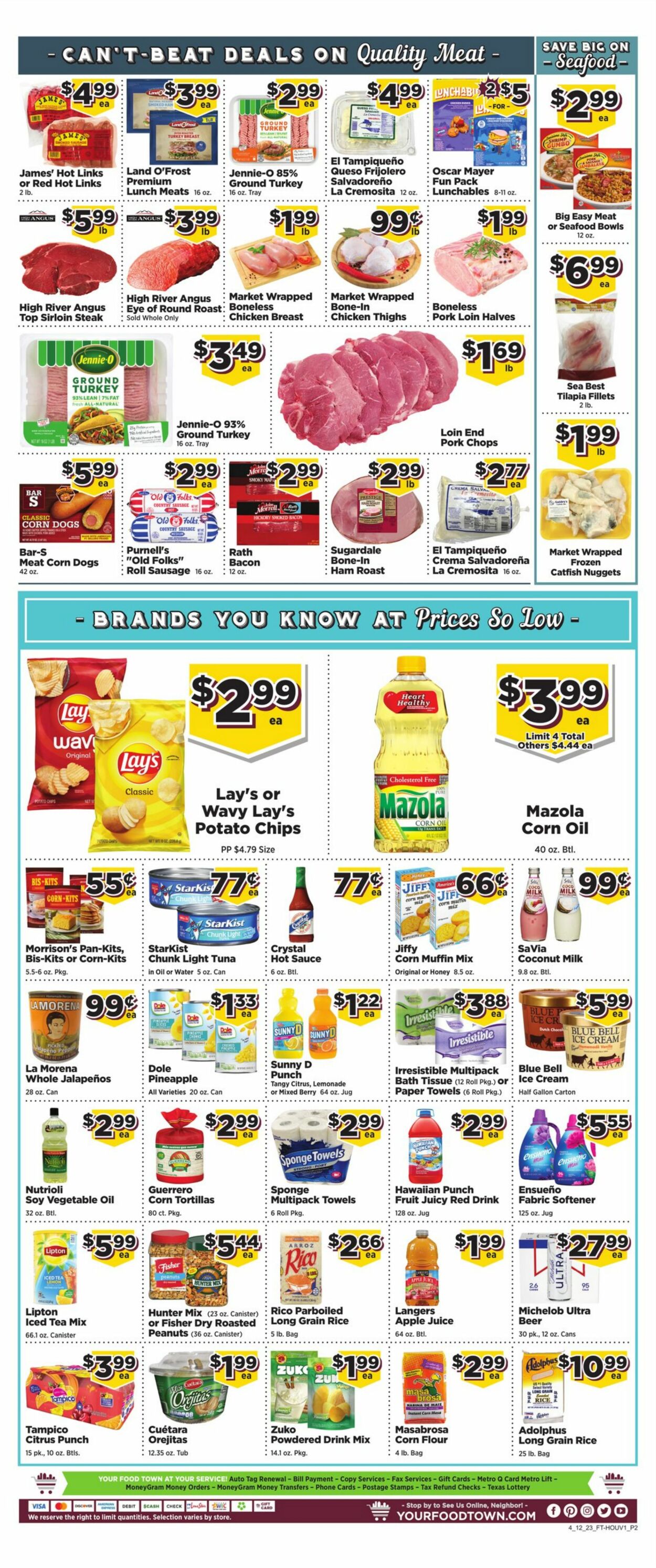 Catalogue Food Town from 04/12/2023