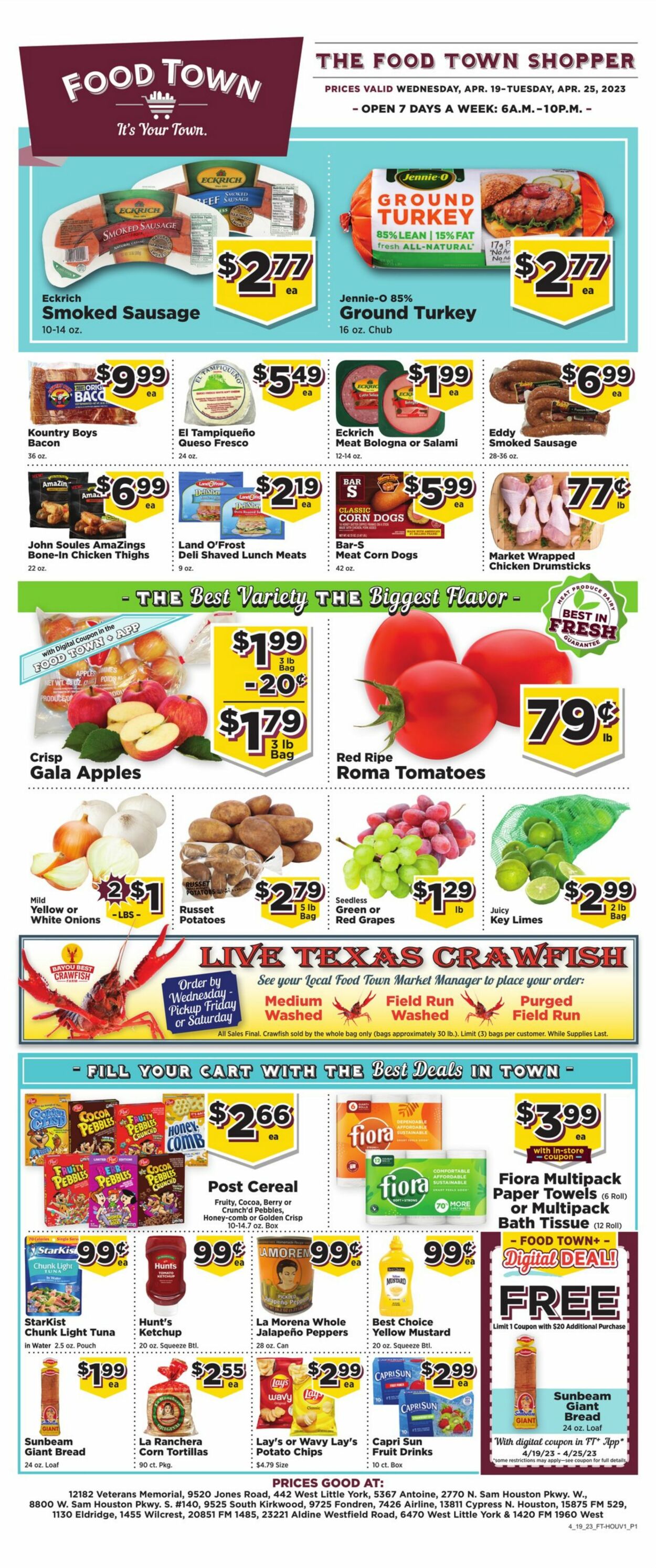 Catalogue Food Town from 04/19/2023