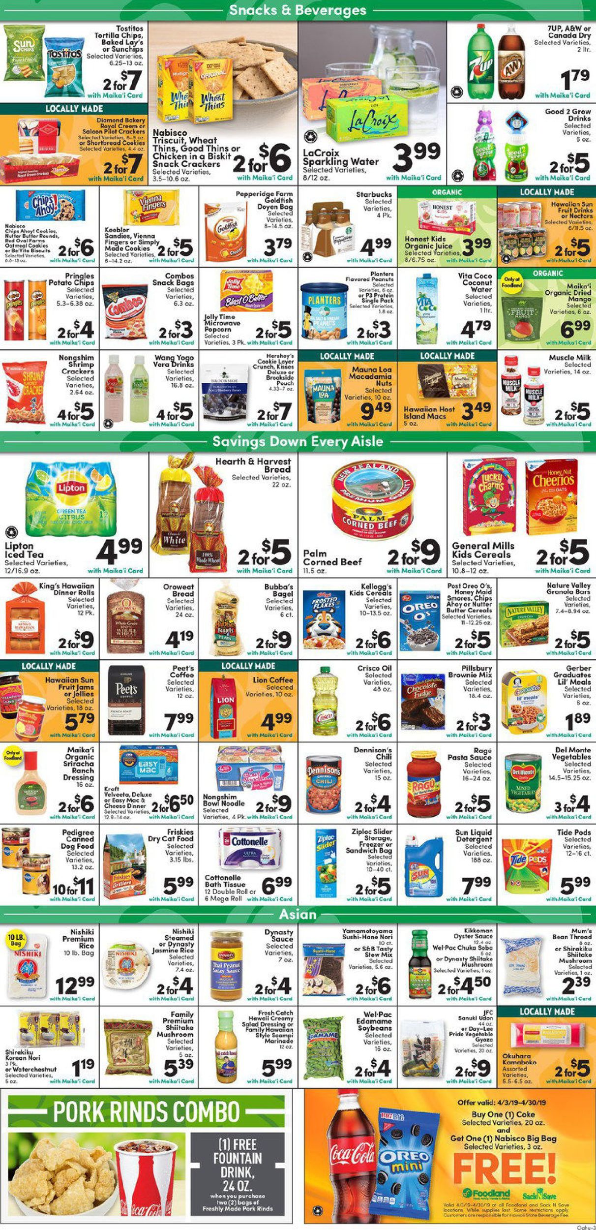 Catalogue Foodland from 04/24/2019