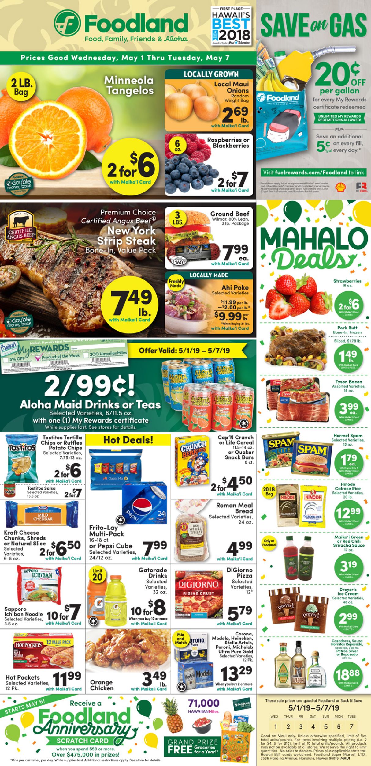 Catalogue Foodland from 05/01/2019