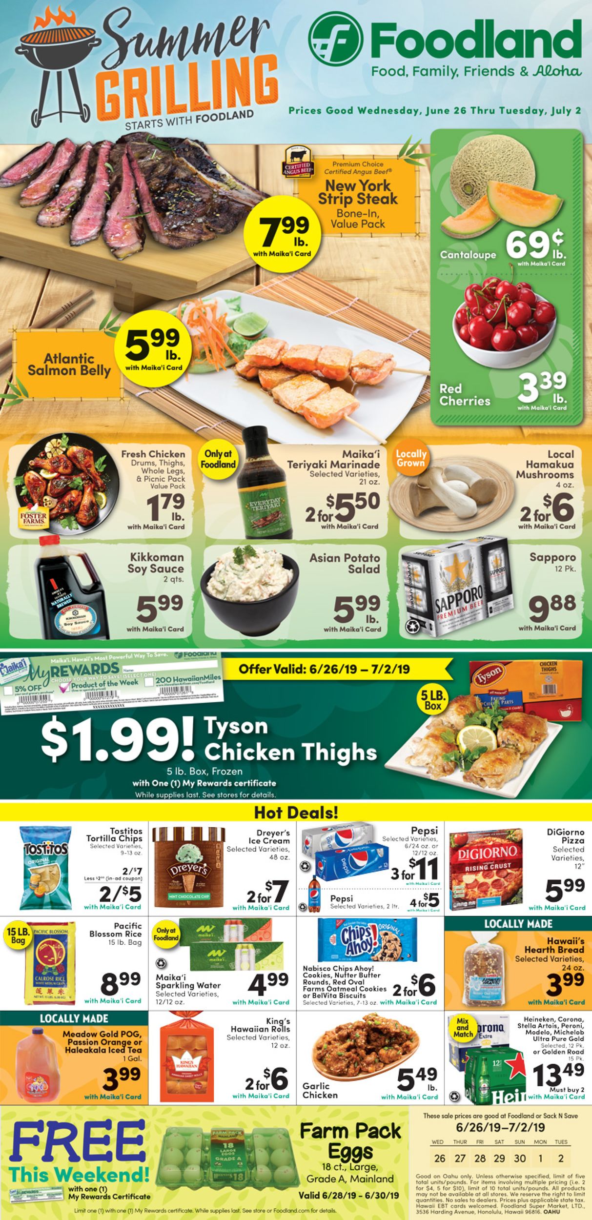 Catalogue Foodland from 06/26/2019