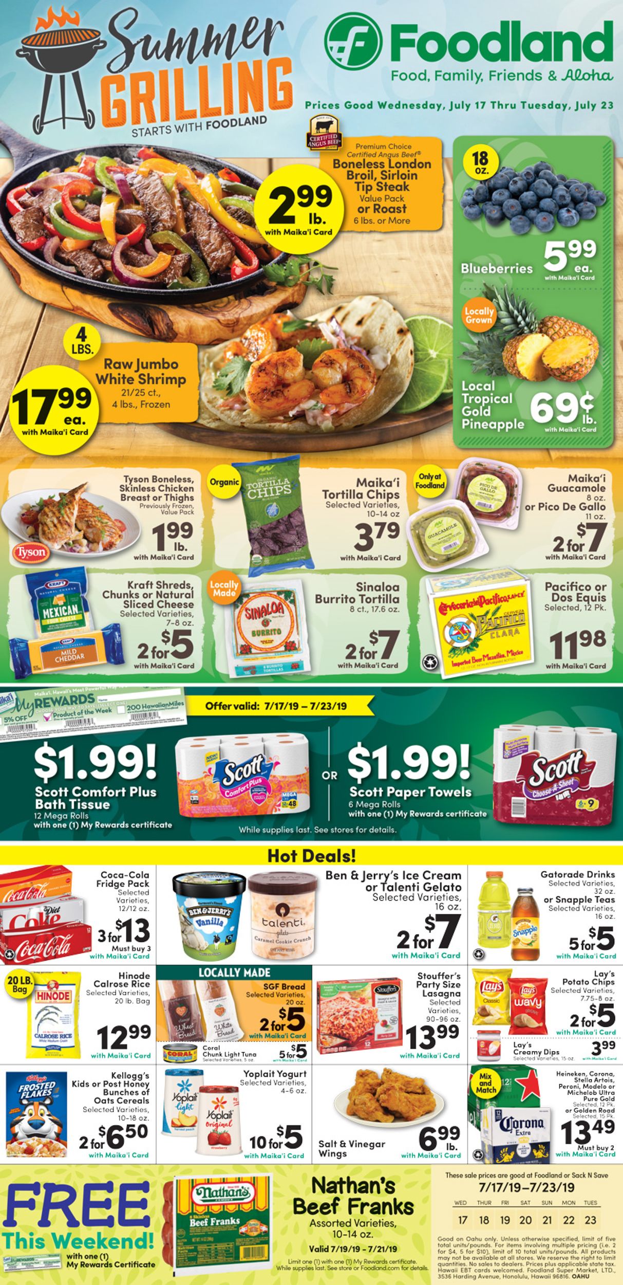 Catalogue Foodland from 07/17/2019