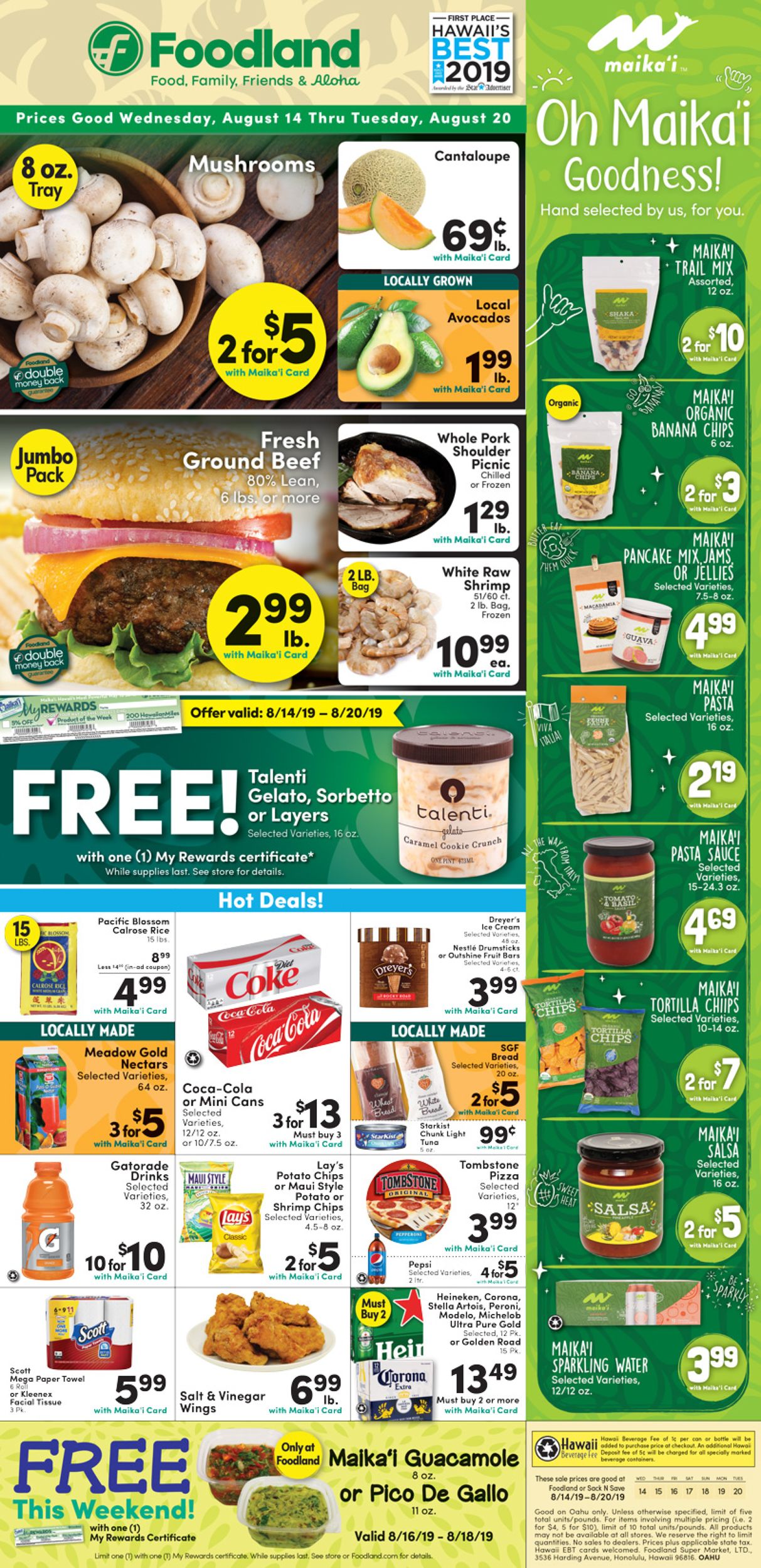 Catalogue Foodland from 08/14/2019