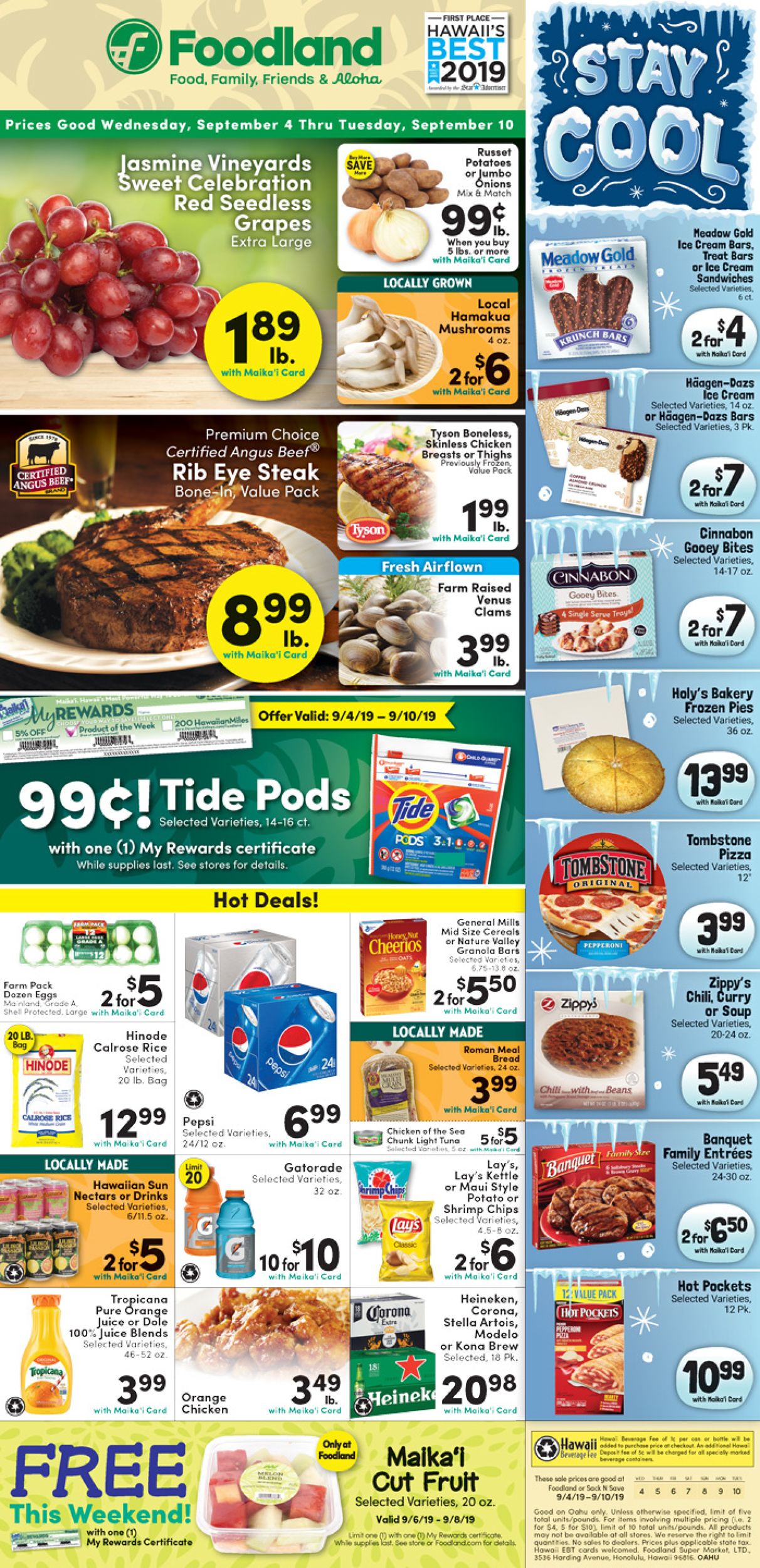 Catalogue Foodland from 09/04/2019