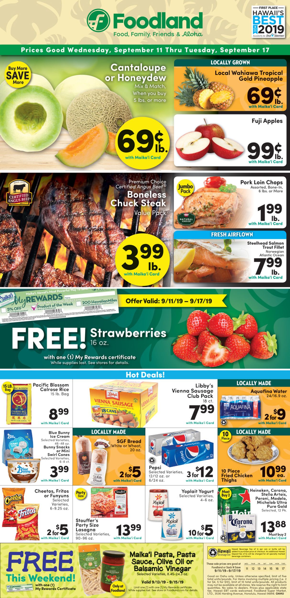 Catalogue Foodland from 09/11/2019