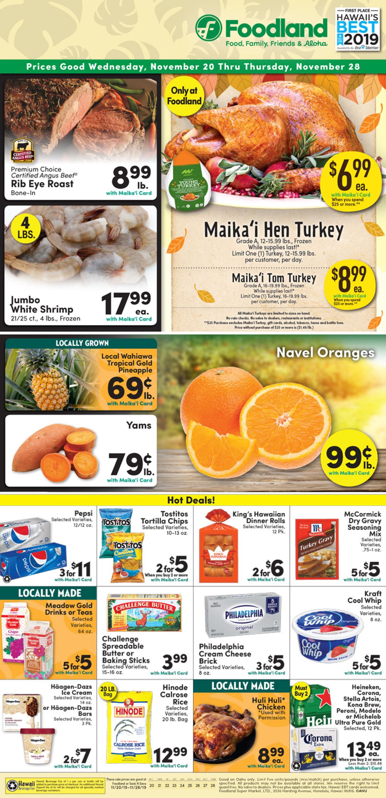 Catalogue Foodland from 11/20/2019
