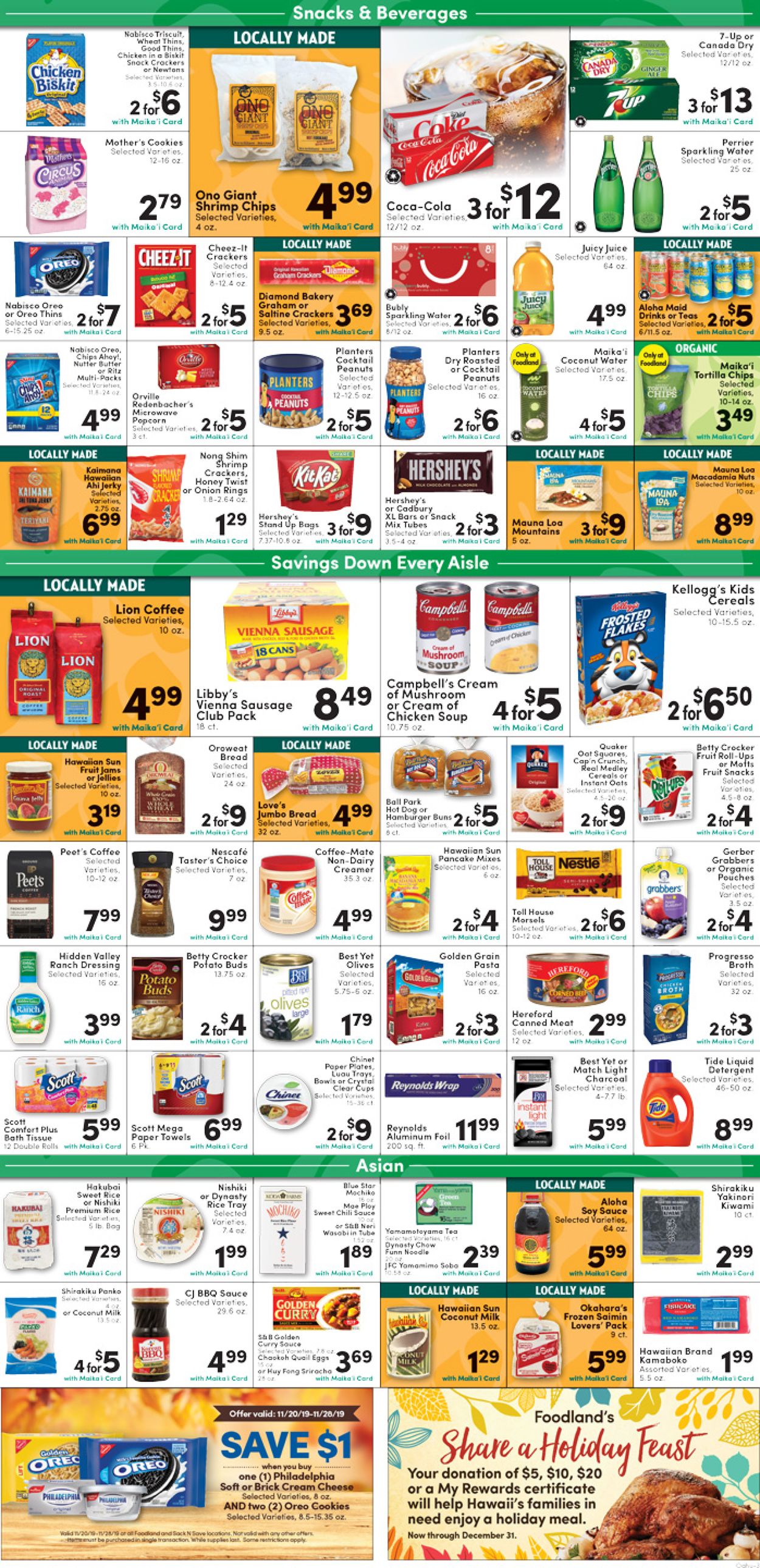 Foodland Current weekly ad 11/20 - 11/28/2019 [5] - frequent-ads.com