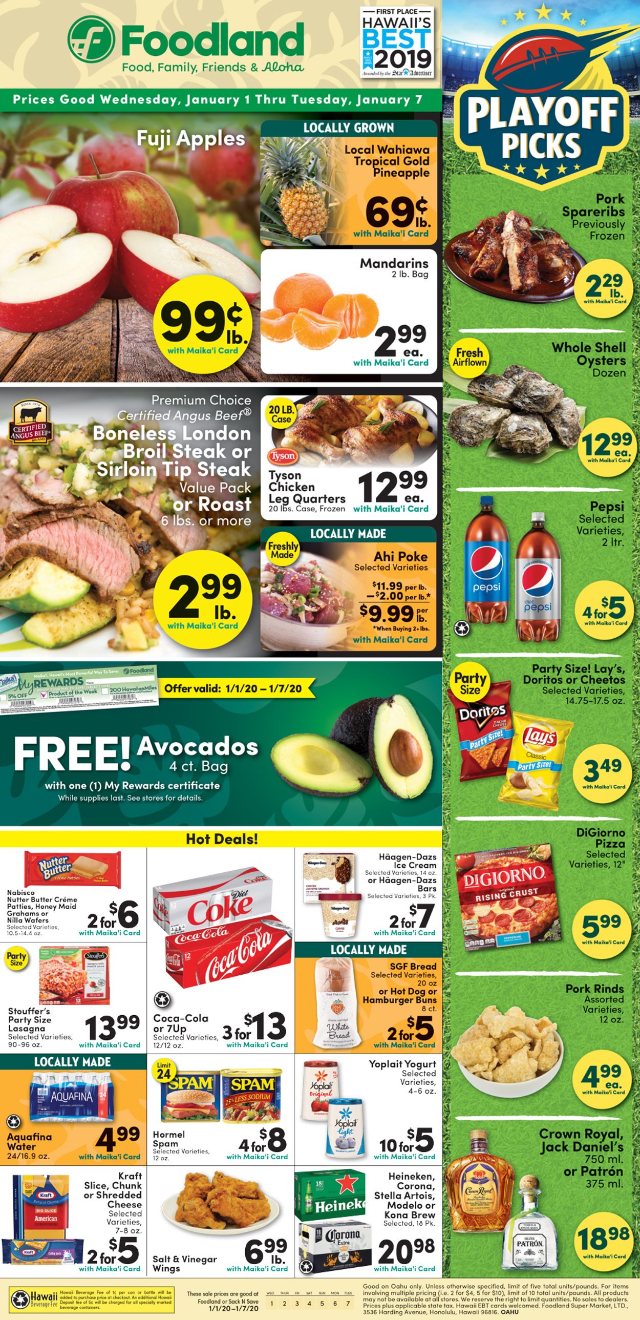 Catalogue Foodland from 01/01/2020