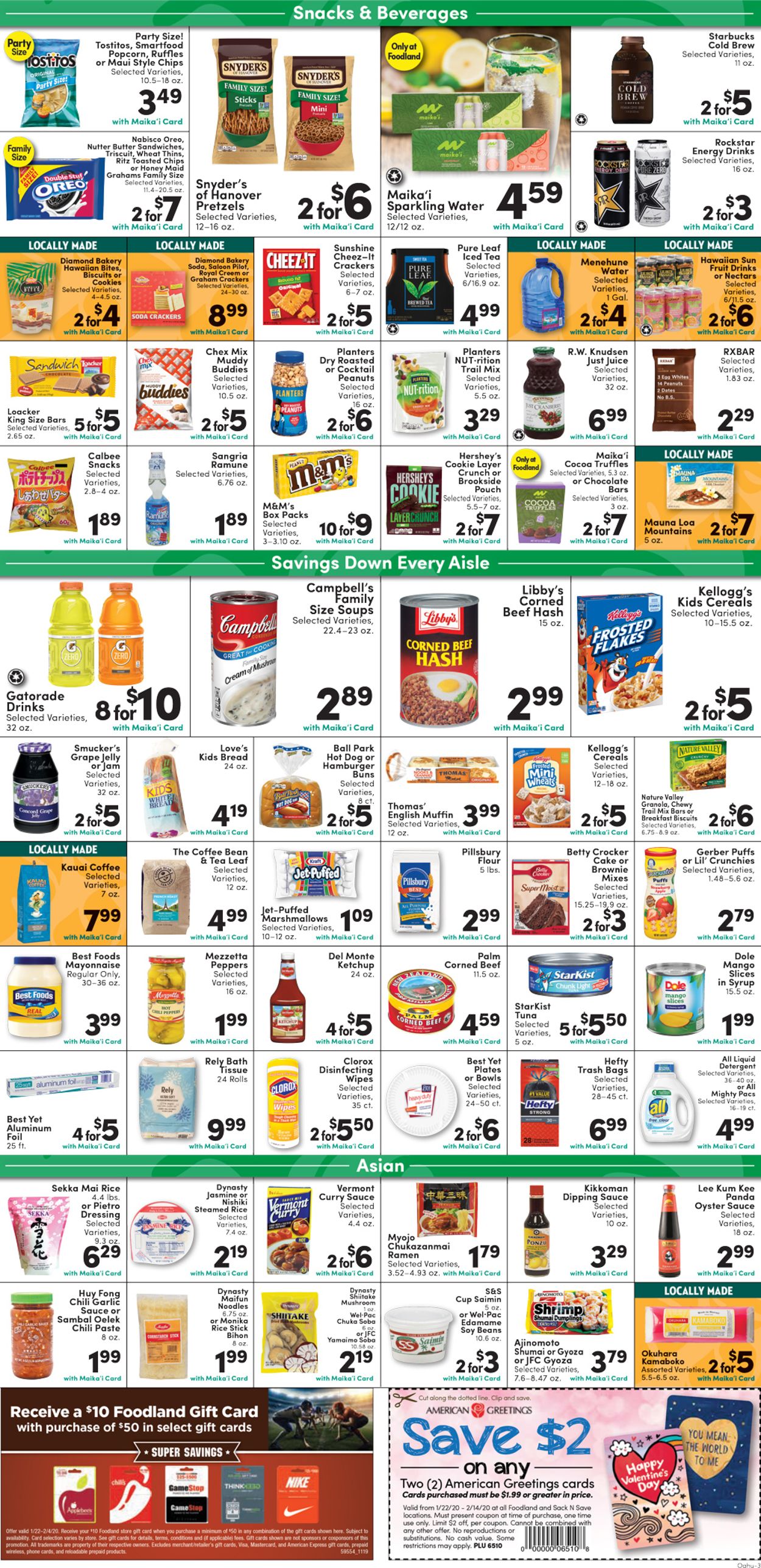 Catalogue Foodland from 01/22/2020