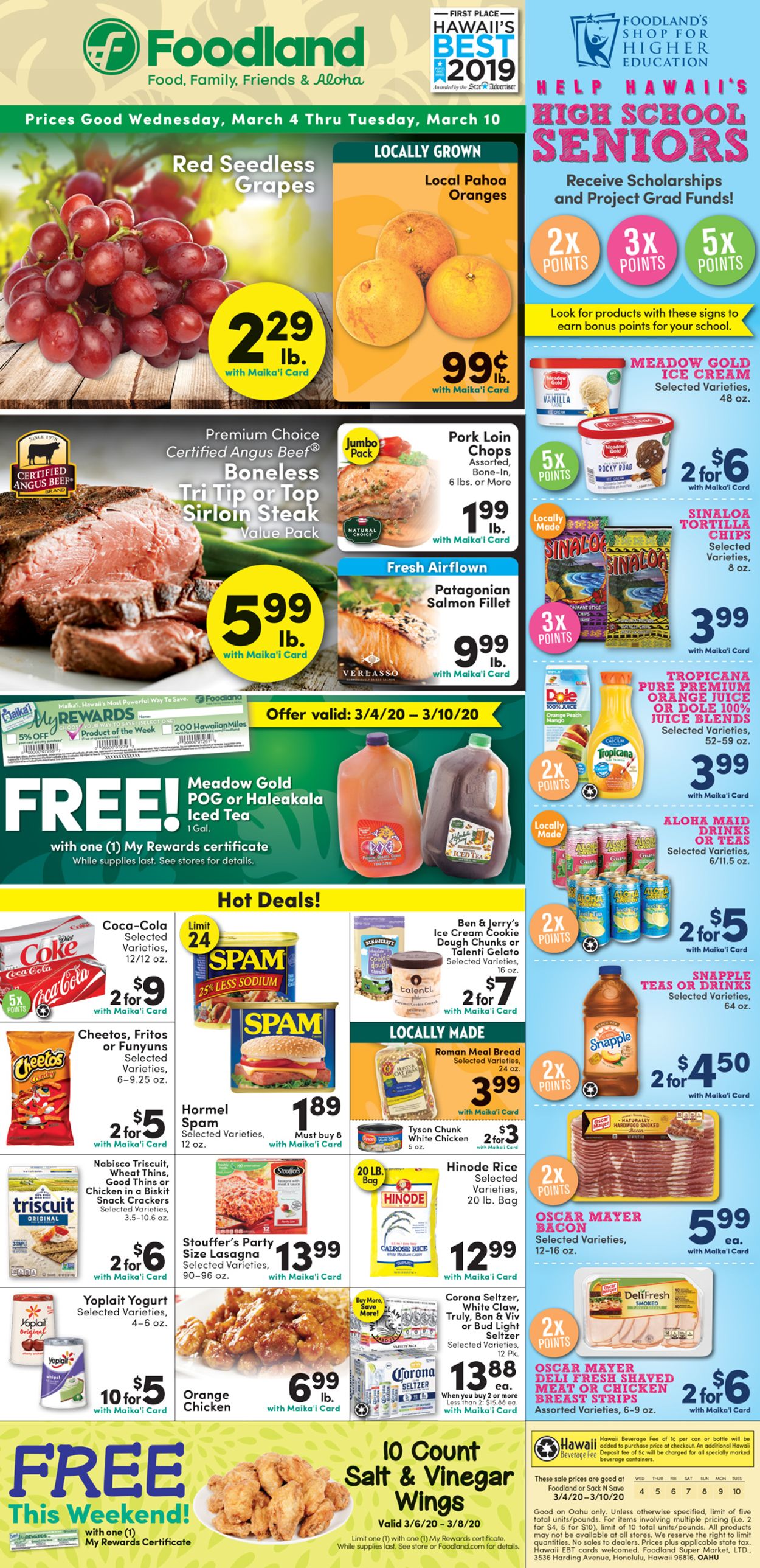 Catalogue Foodland from 03/04/2020