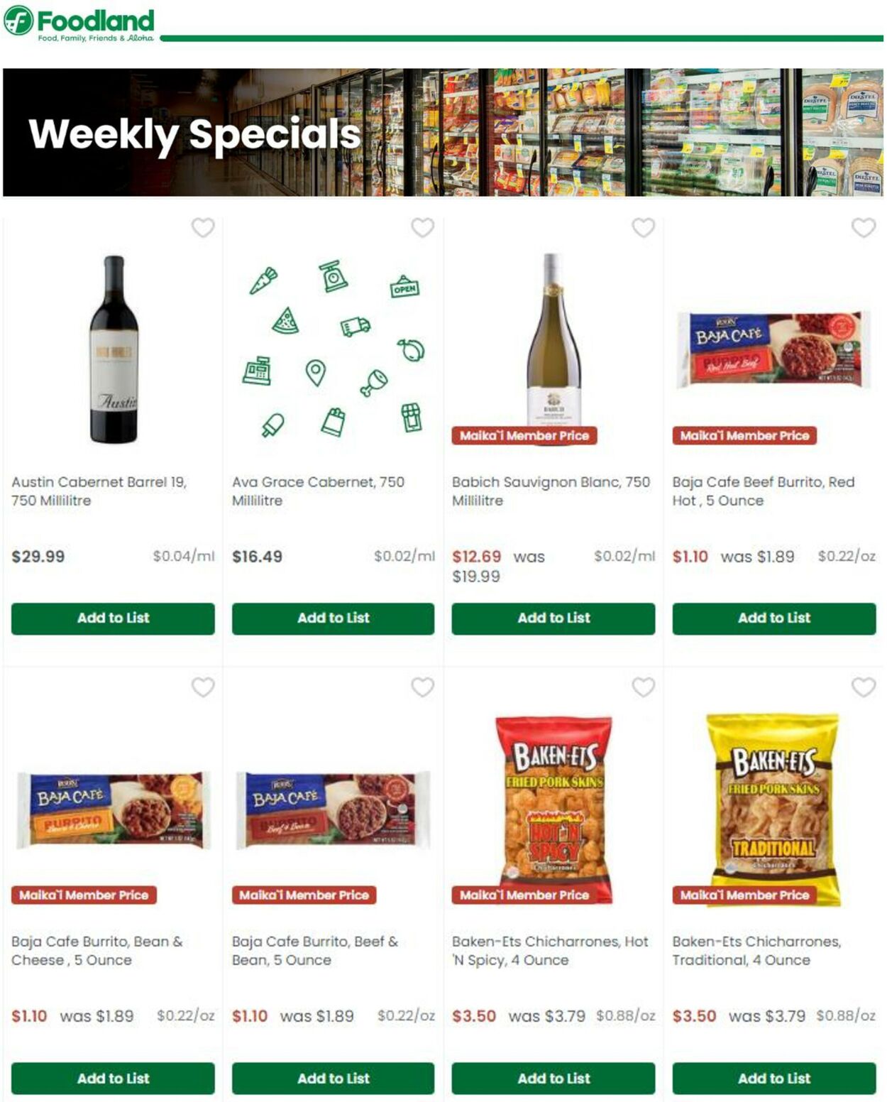 Catalogue Foodland from 10/14/2022