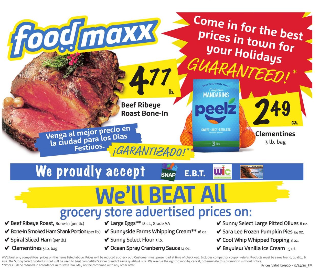 Catalogue FoodMaxx from 12/09/2020