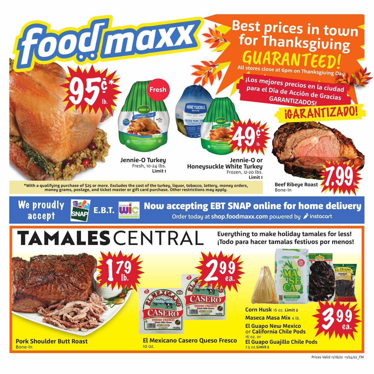 Catalogue FoodMaxx from 11/16/2022