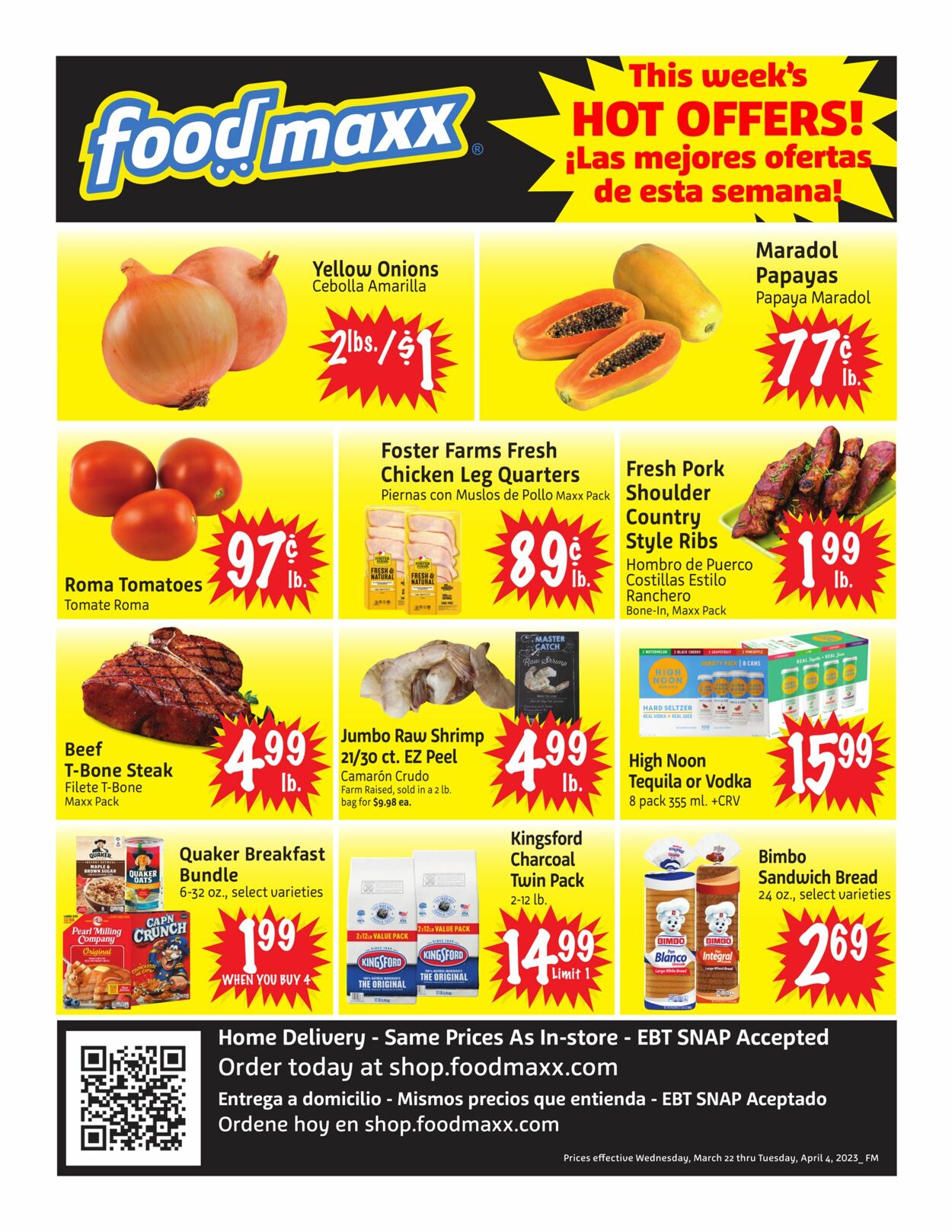 Catalogue FoodMaxx from 03/22/2023