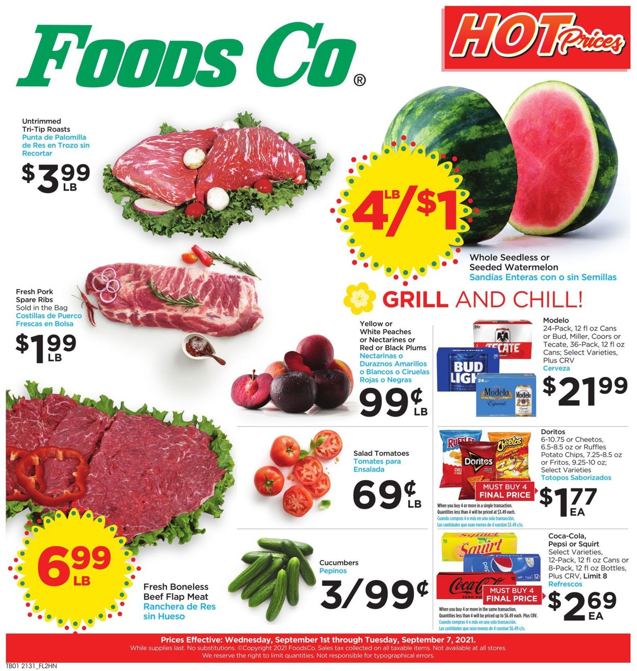 Catalogue Foods Co. from 09/01/2021