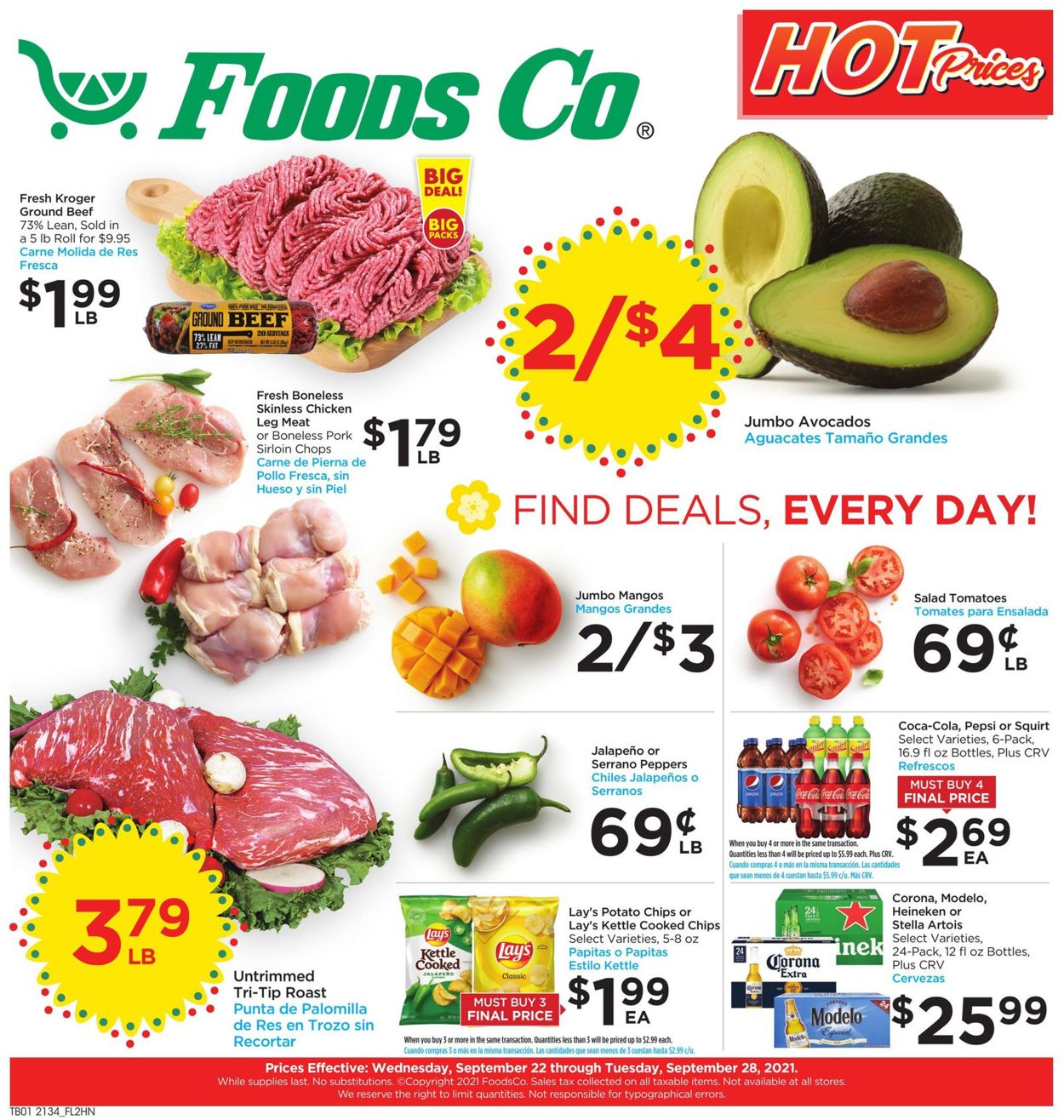 Catalogue Foods Co. from 09/22/2021