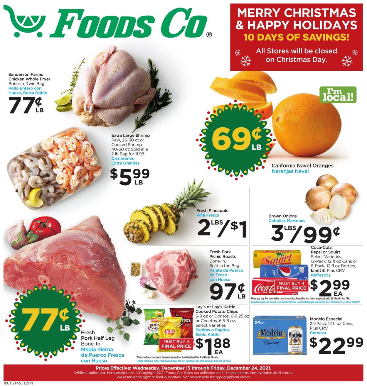 Catalogue Foods Co. from 12/15/2021