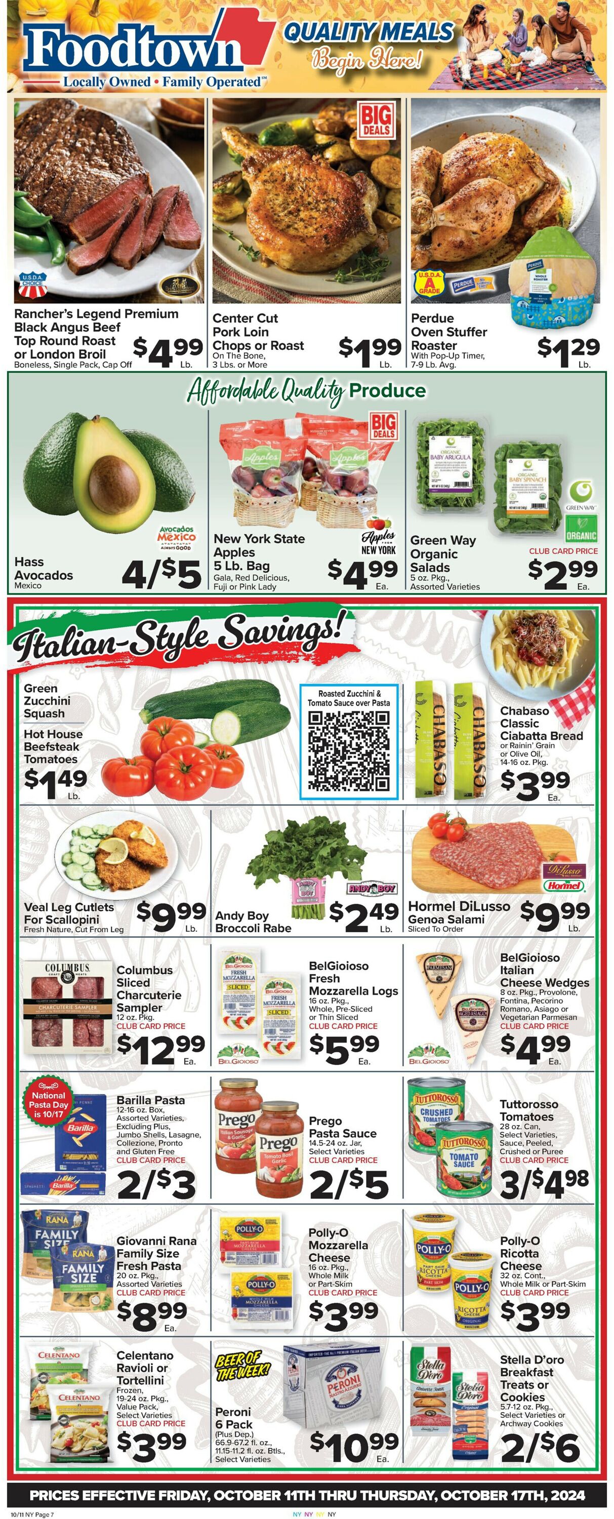 Catalogue Foodtown from 10/11/2024