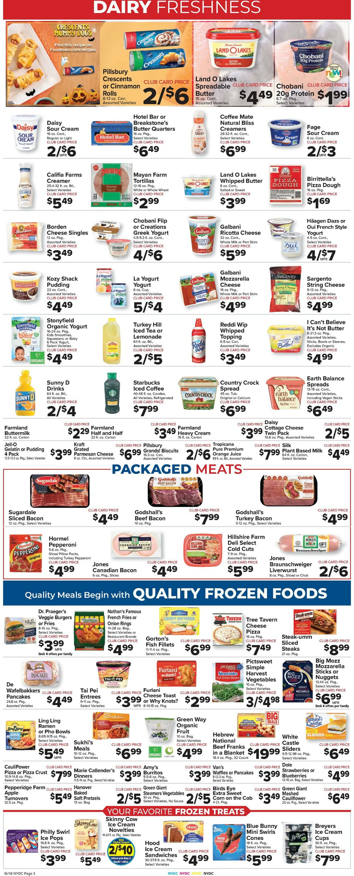 Catalogue Foodtown from 10/18/2024