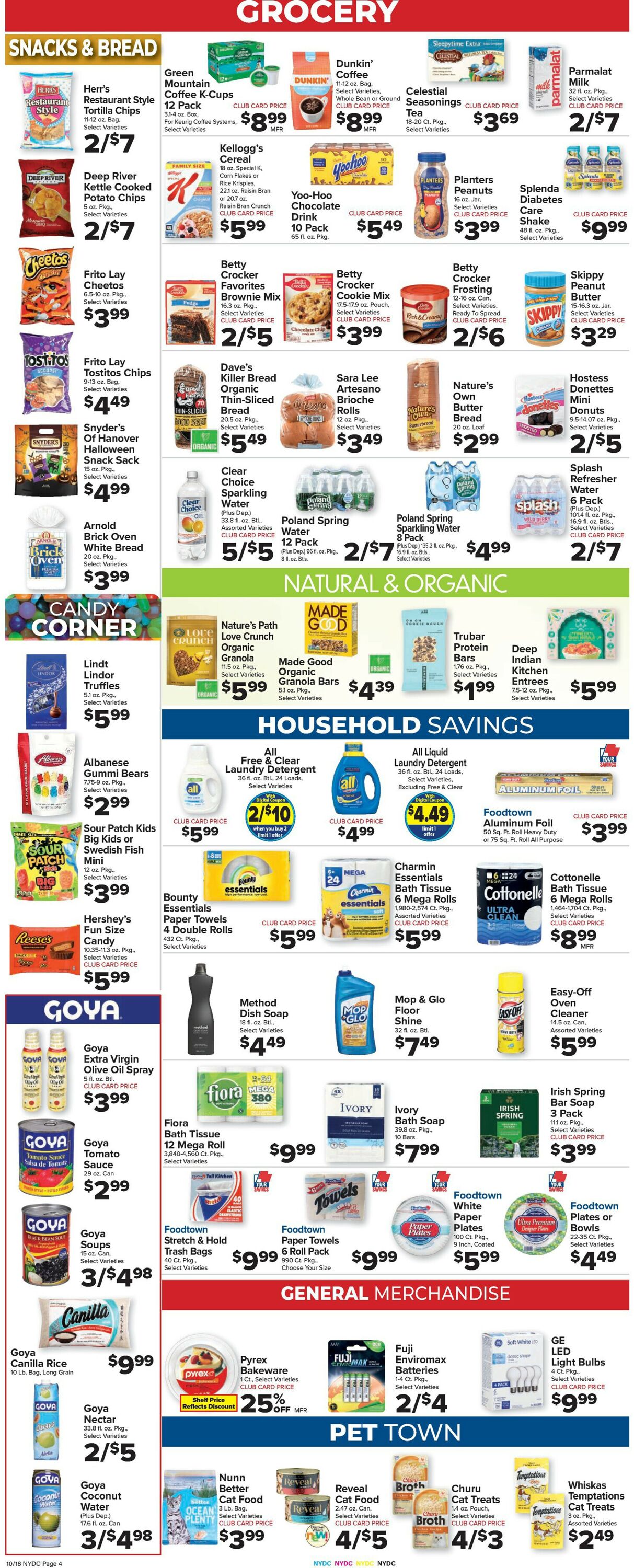 Catalogue Foodtown from 10/18/2024