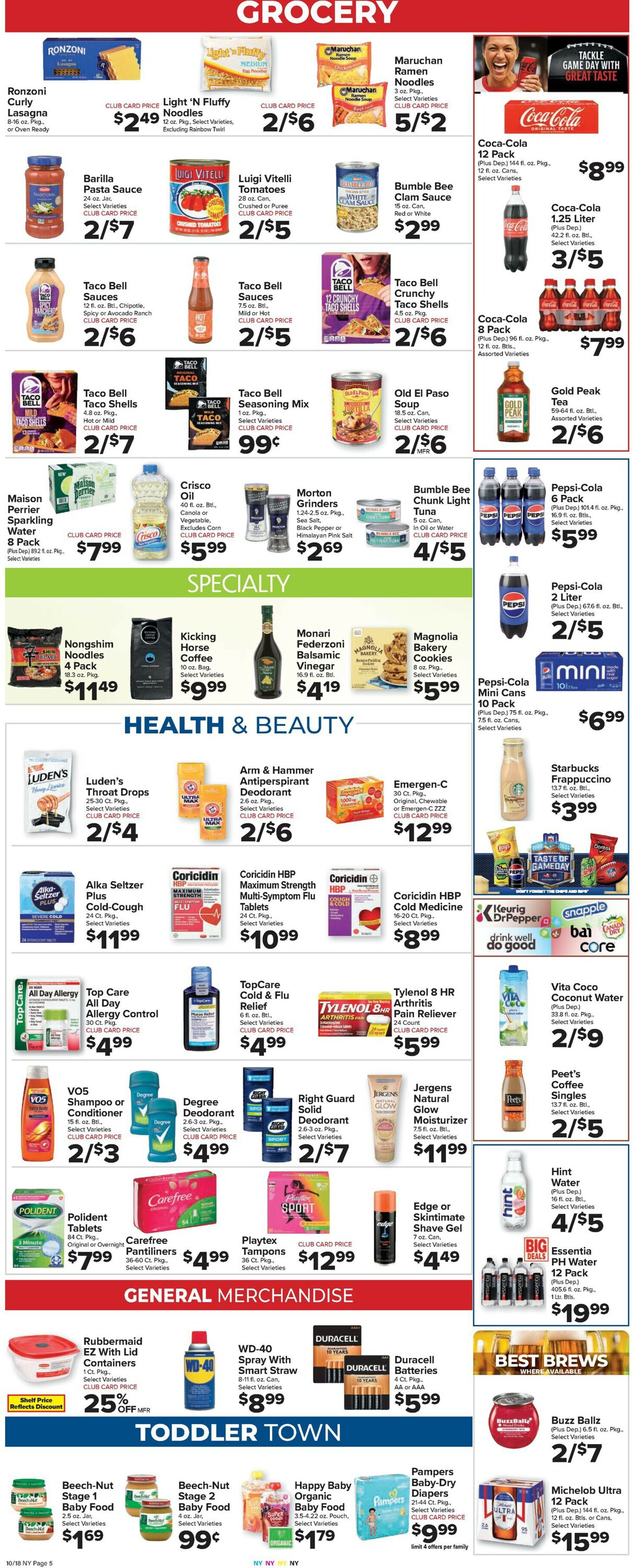 Catalogue Foodtown from 10/18/2024