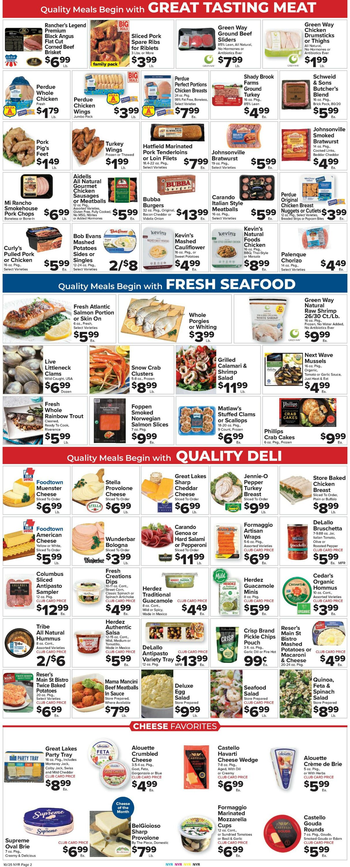 Catalogue Foodtown from 10/25/2024