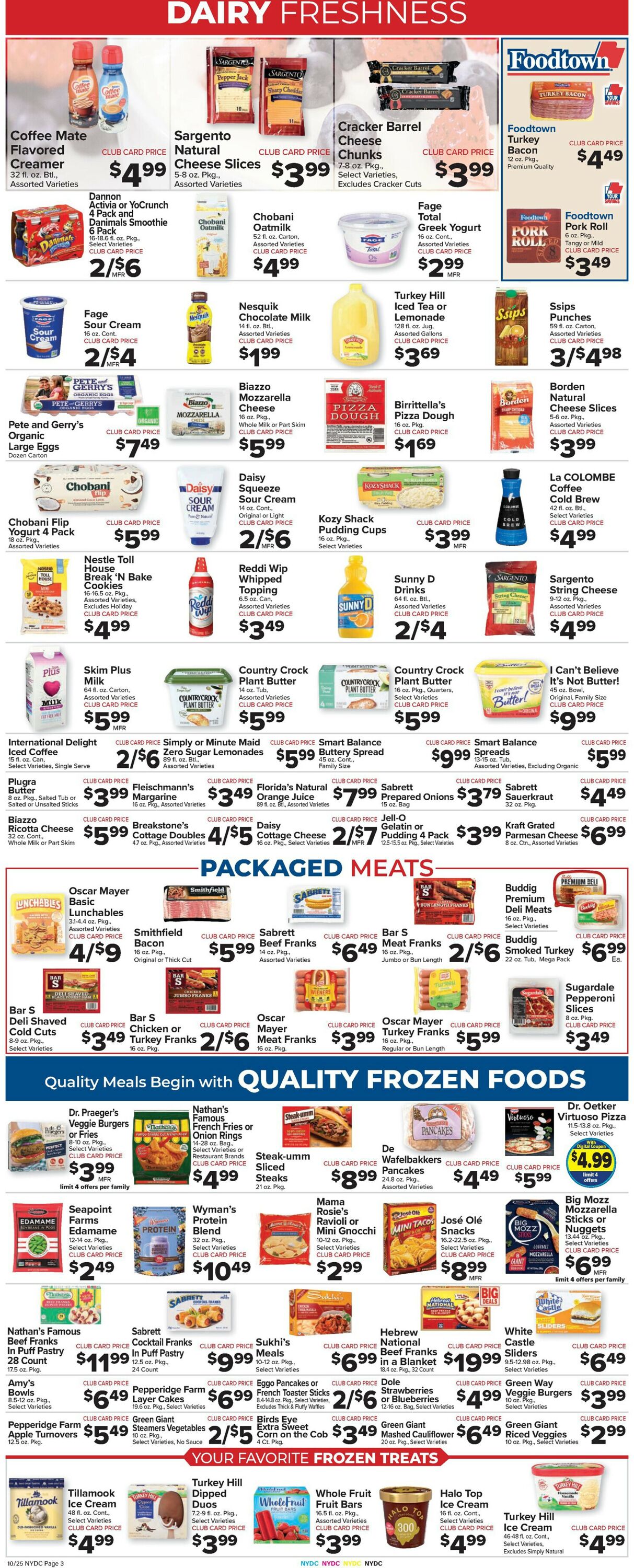 Catalogue Foodtown from 10/25/2024