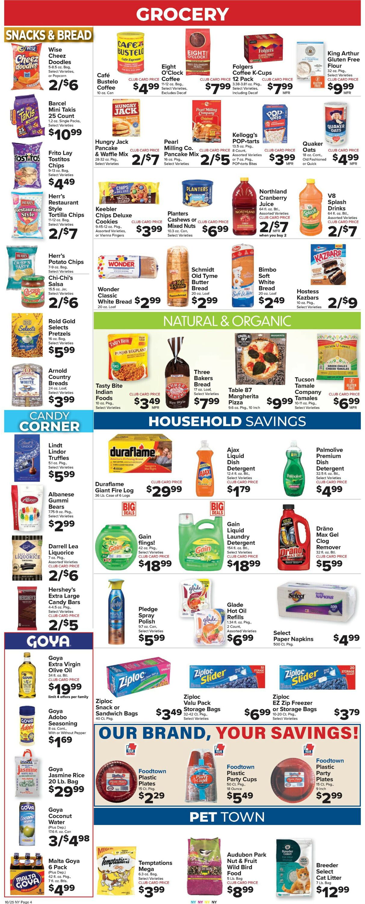 Catalogue Foodtown from 10/25/2024