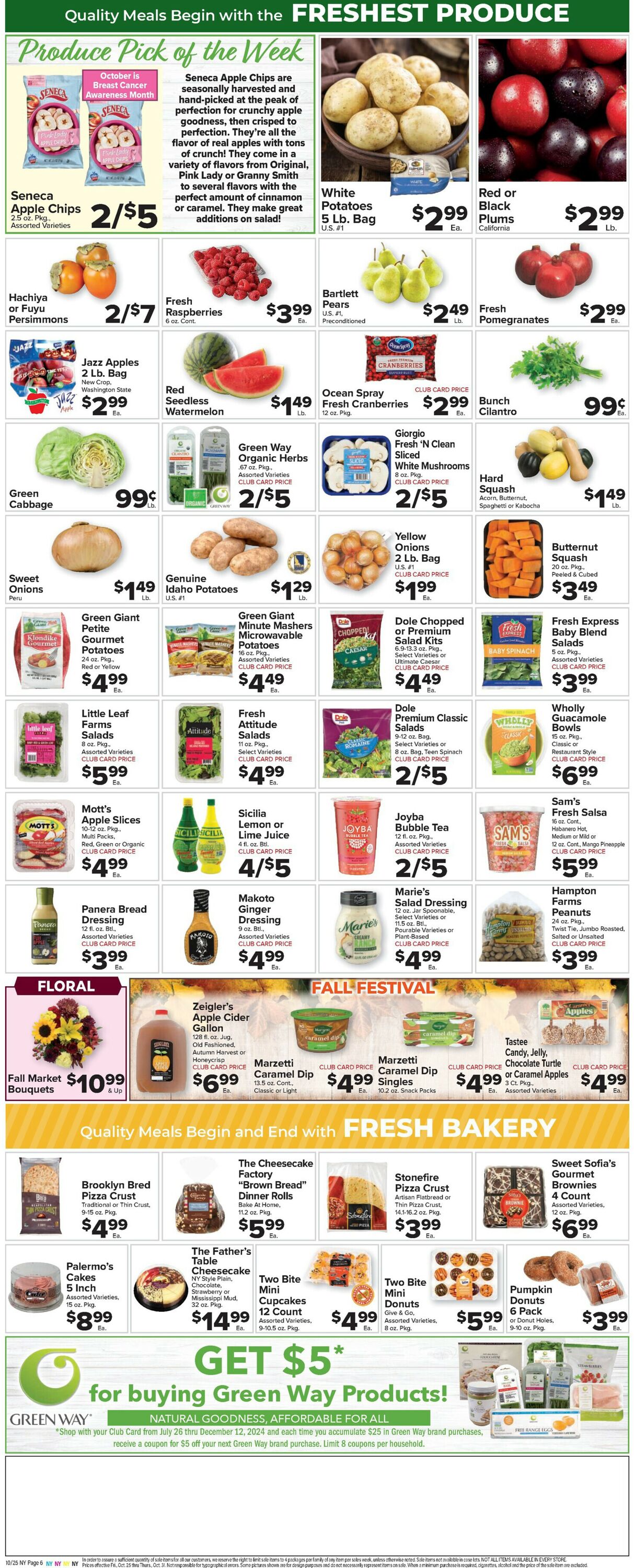 Catalogue Foodtown from 10/25/2024