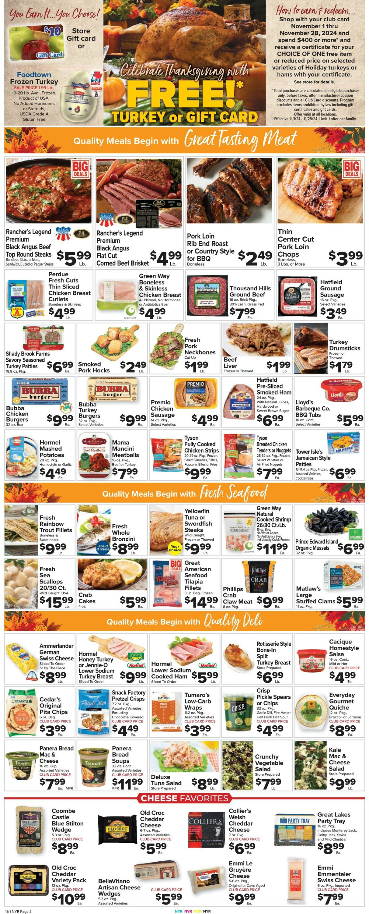 Catalogue Foodtown from 11/01/2024