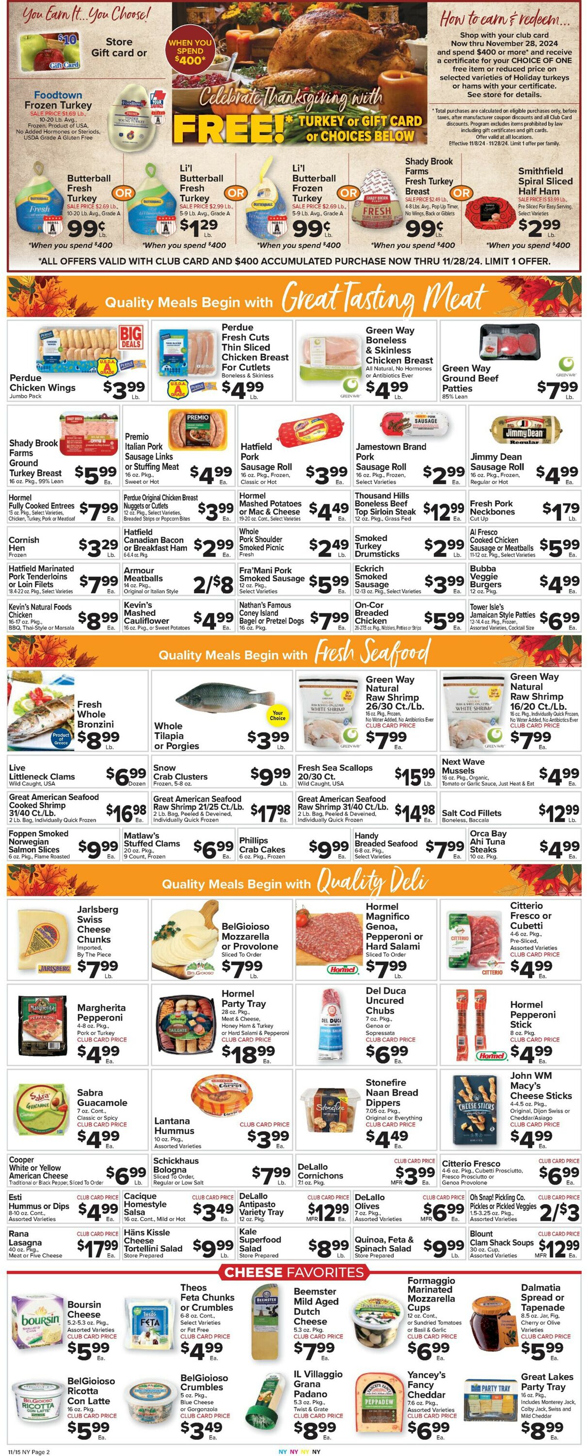 Catalogue Foodtown from 11/15/2024